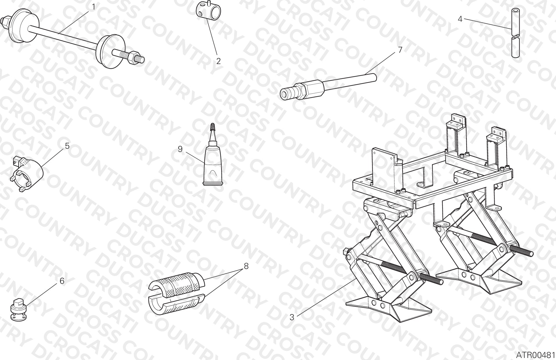 Workshop Service Tools, Frame