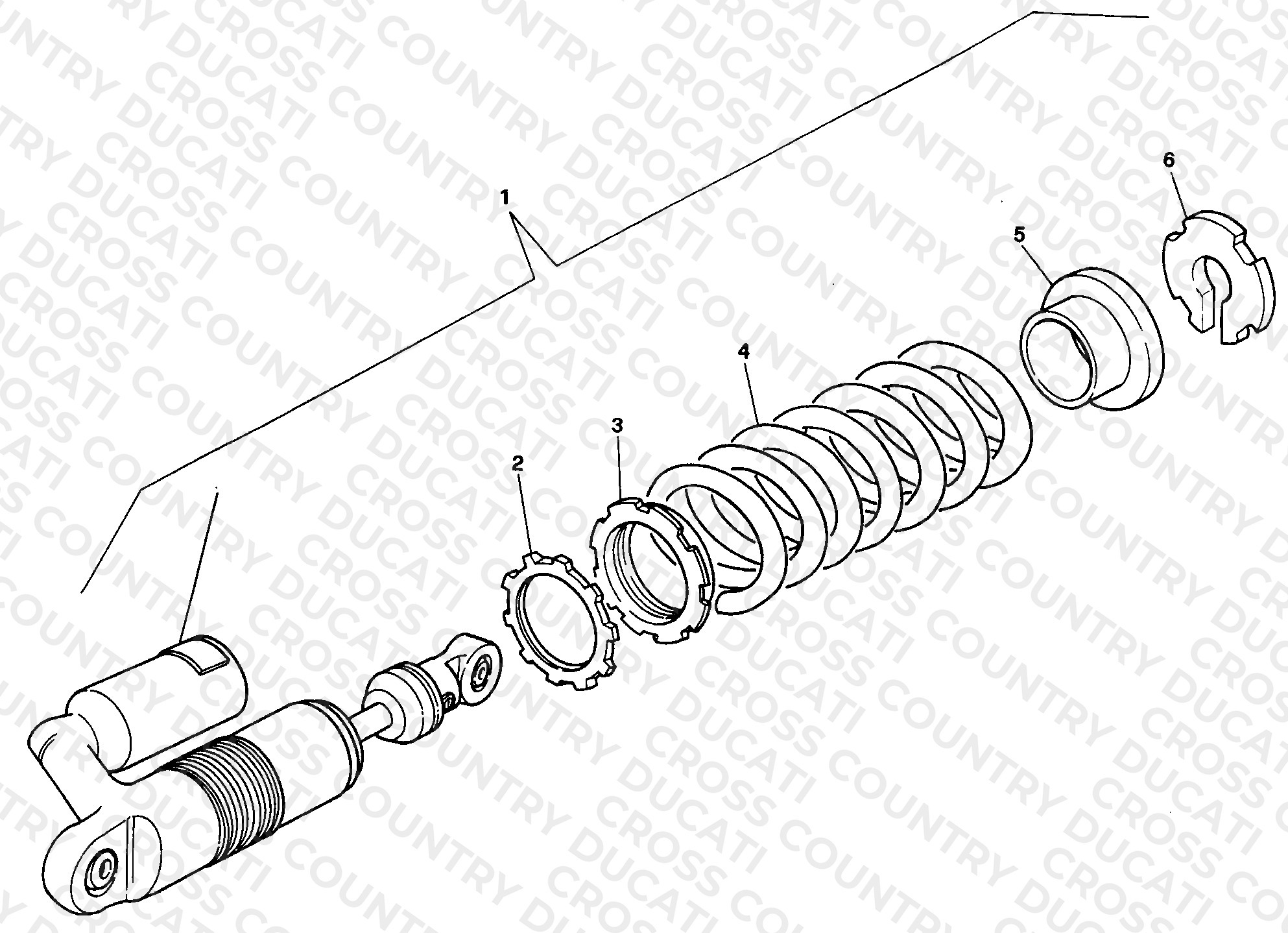 Rear Shock Absorber Showa