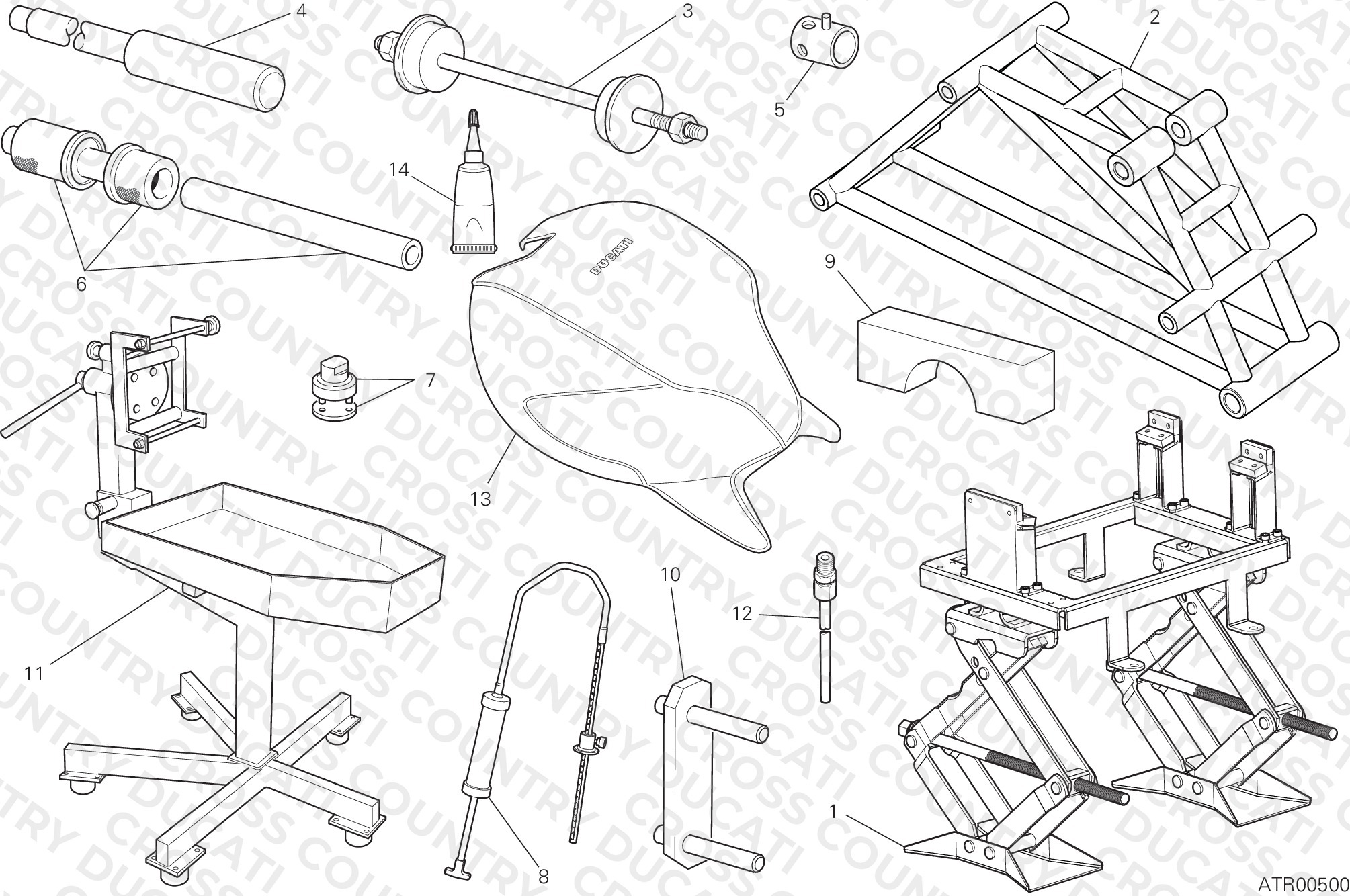 Workshop Service Tools, Frame