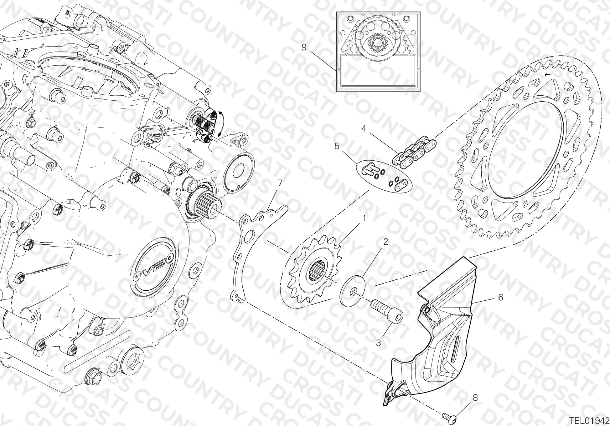 Front Sprocket - Chain