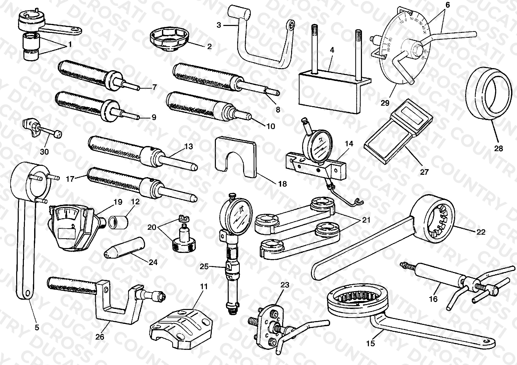 Workshop Service Tools, Engine