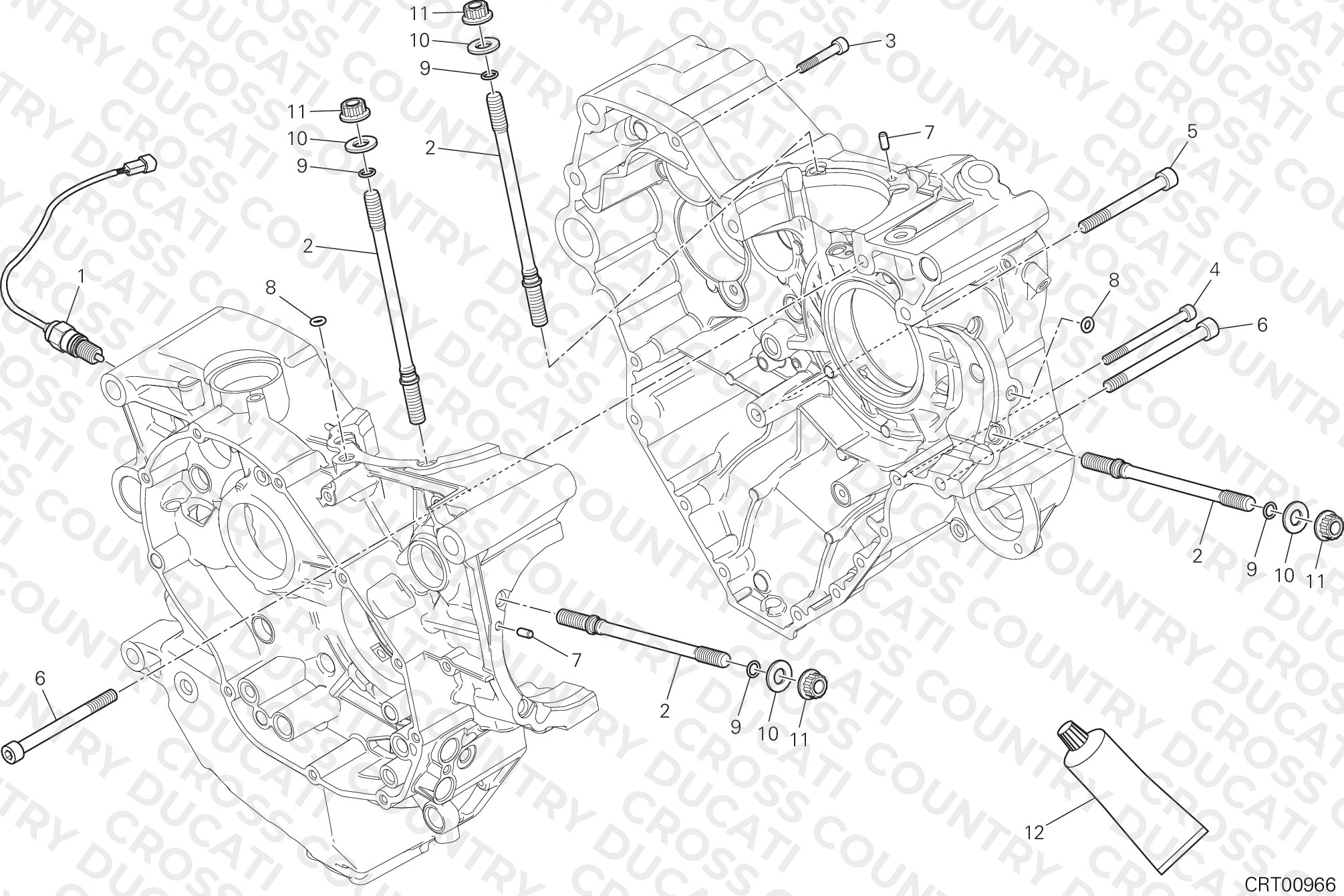Half-Crankcases Pair