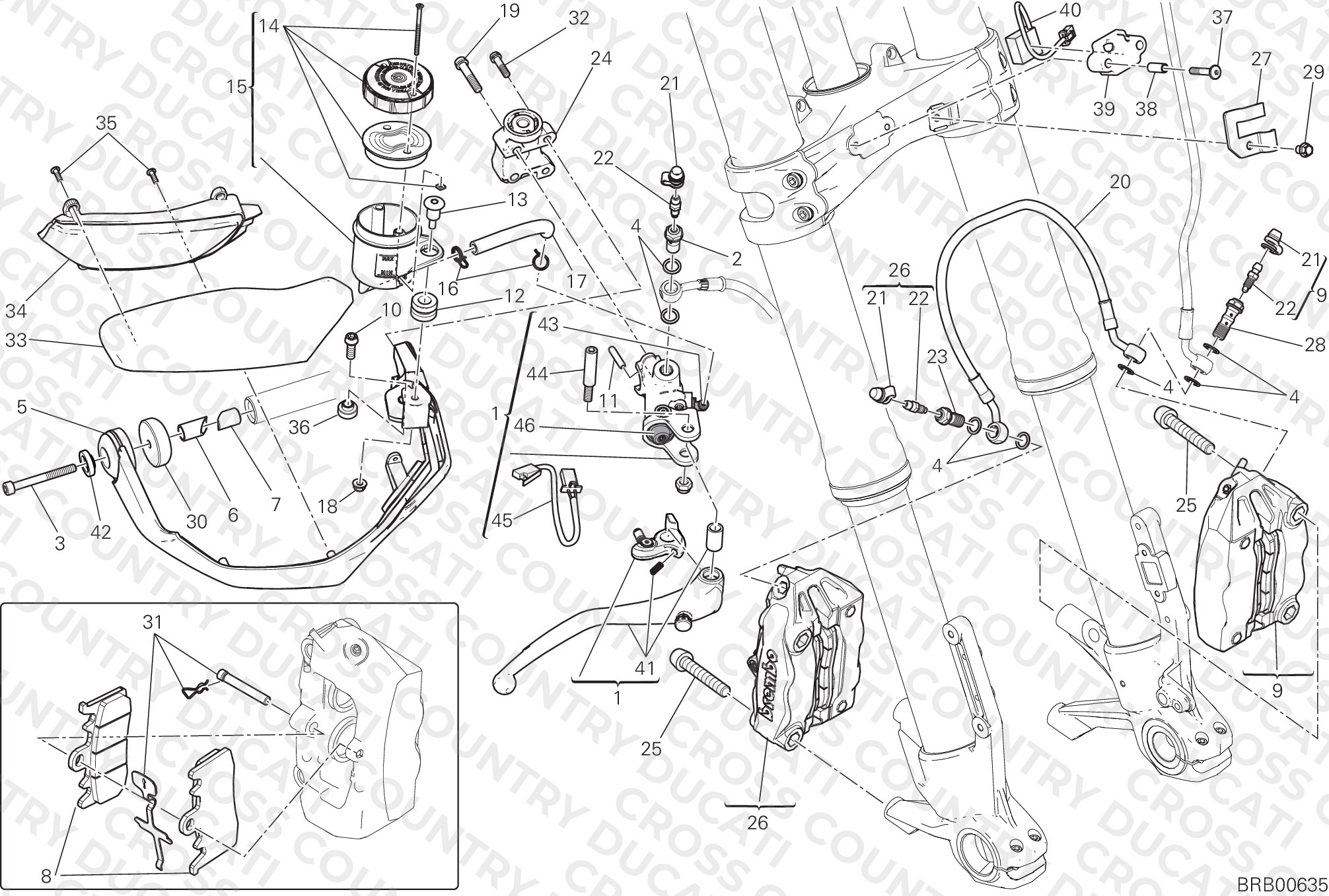 Front Brake System