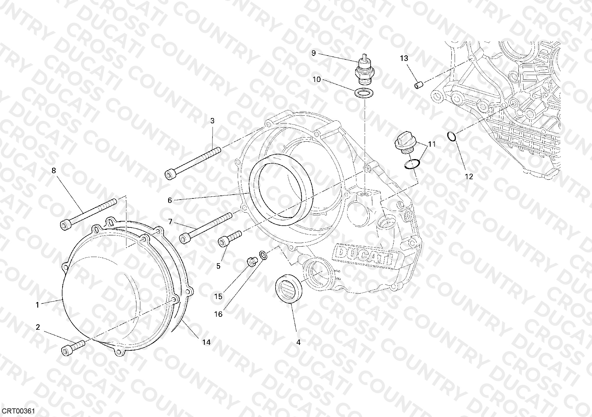 Clutch Cover, Outer