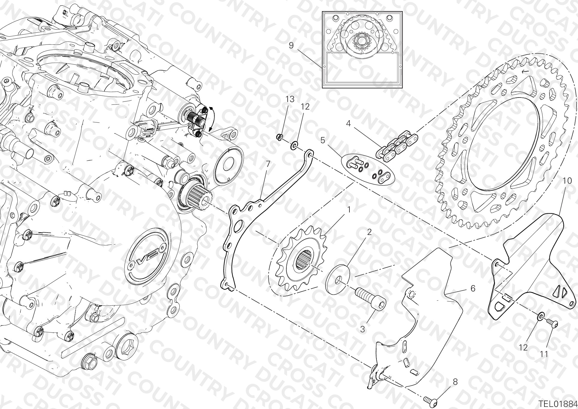 Front Sprocket - Chain