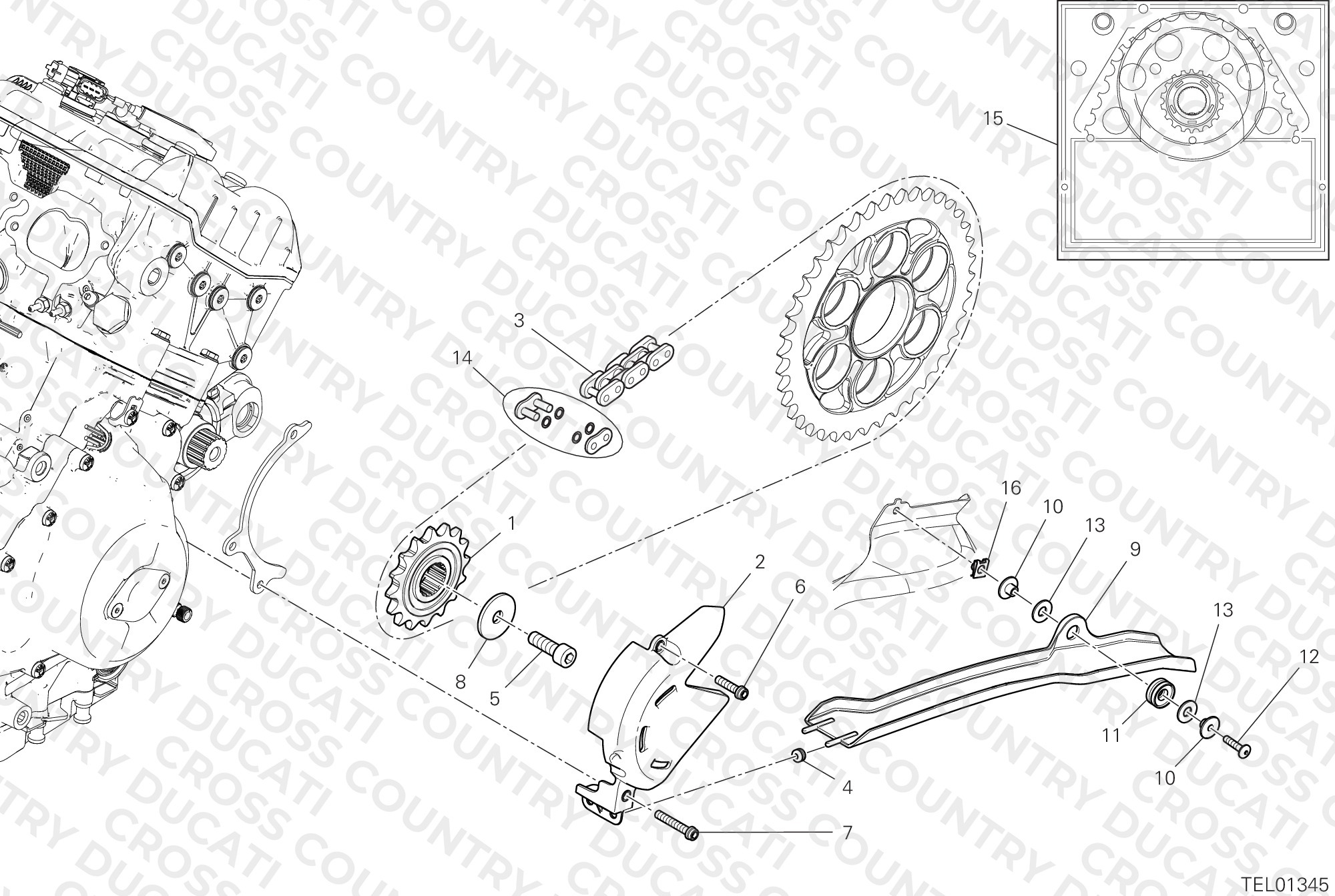 Front Sprocket - Chain