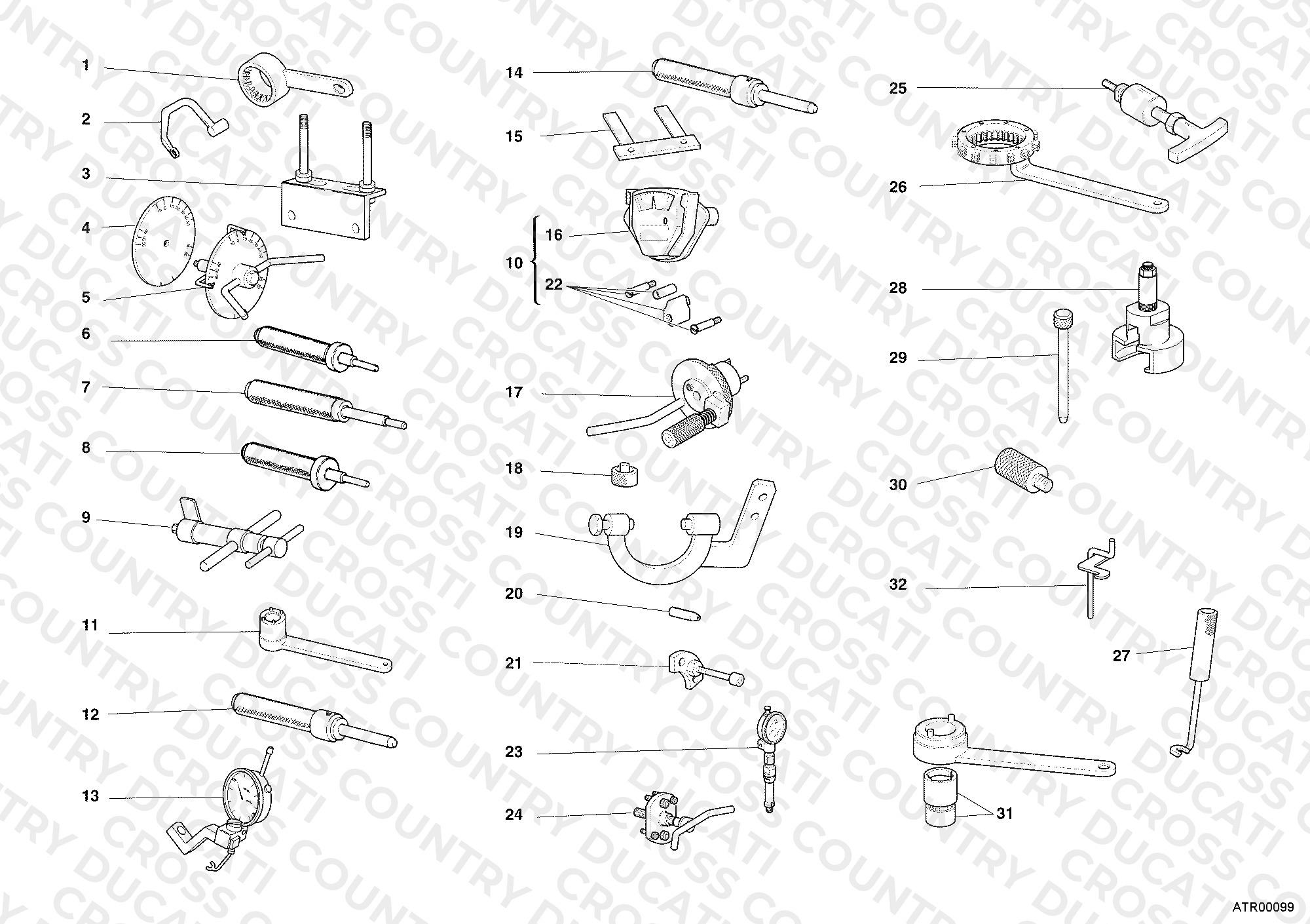 Workshop Service Tools, Engine