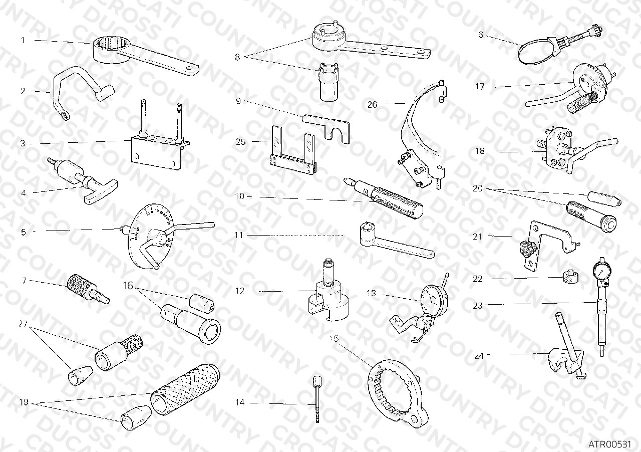 Workshop Service Tools, Engine