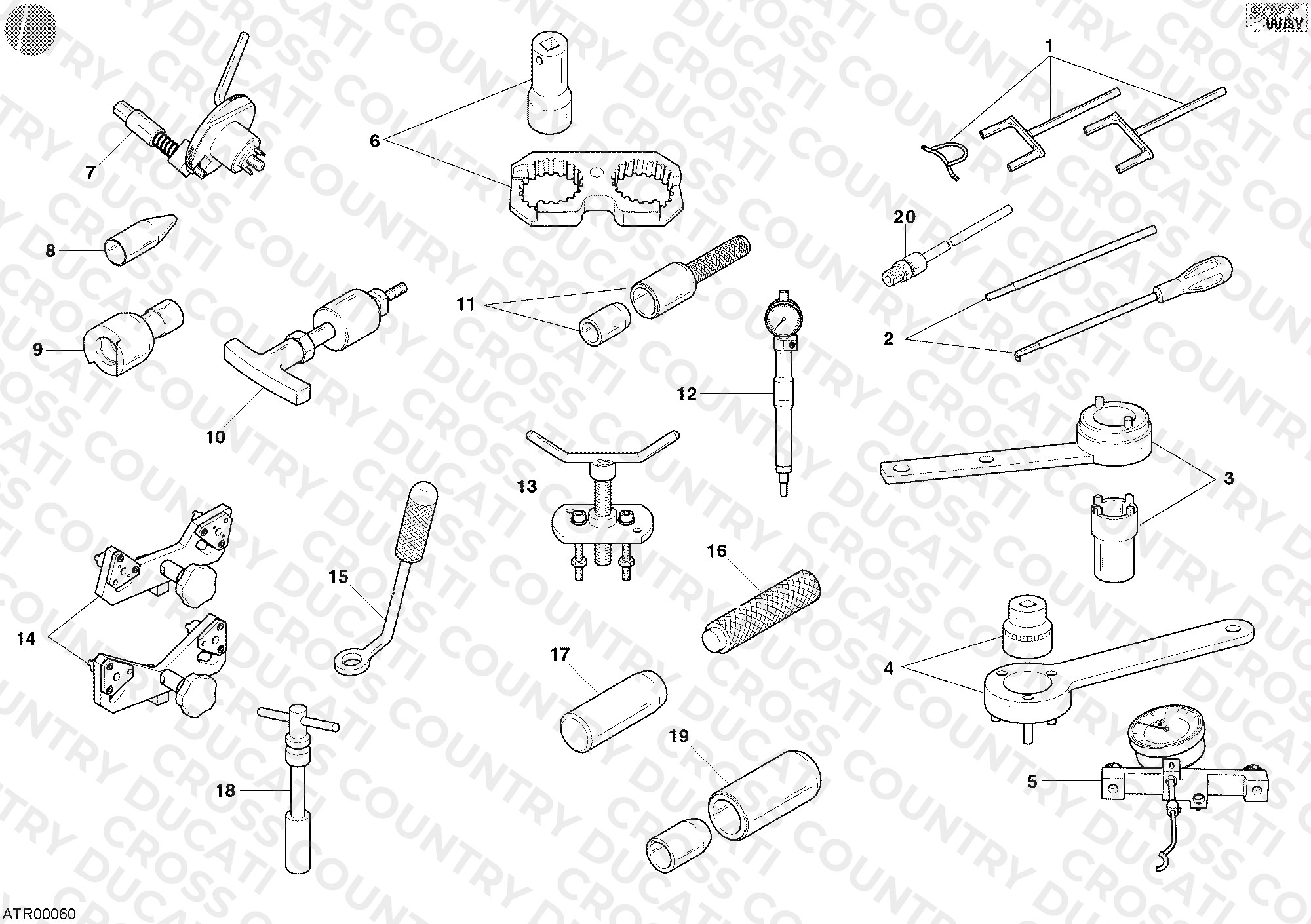 Workshop Service Tools, Engine
