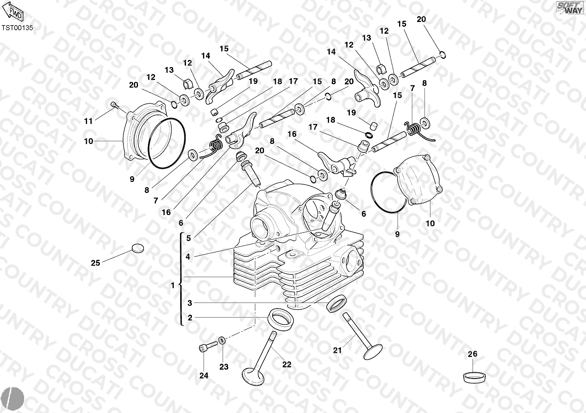 Vertical Cylinder Head