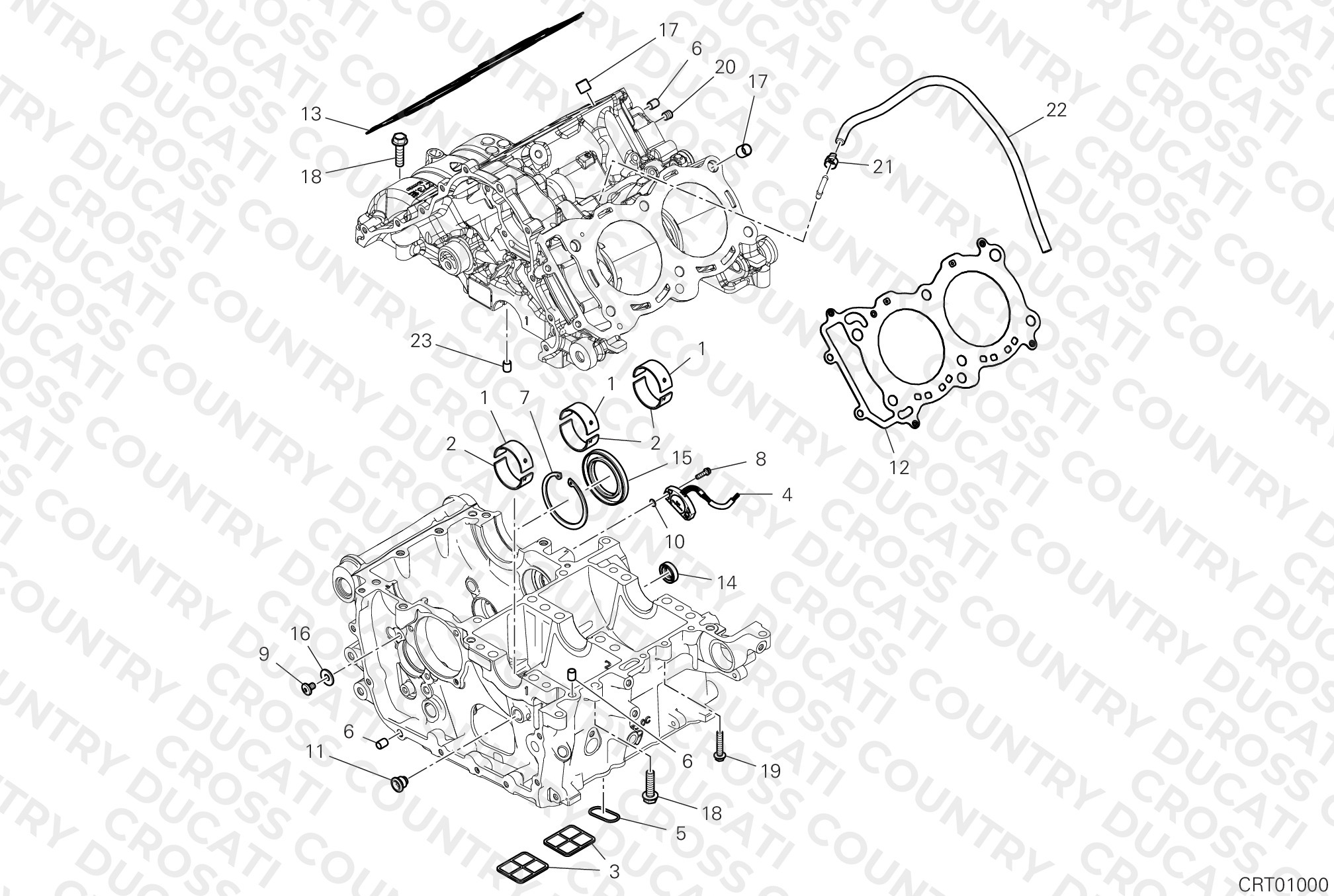 Half-Crankcases Pair