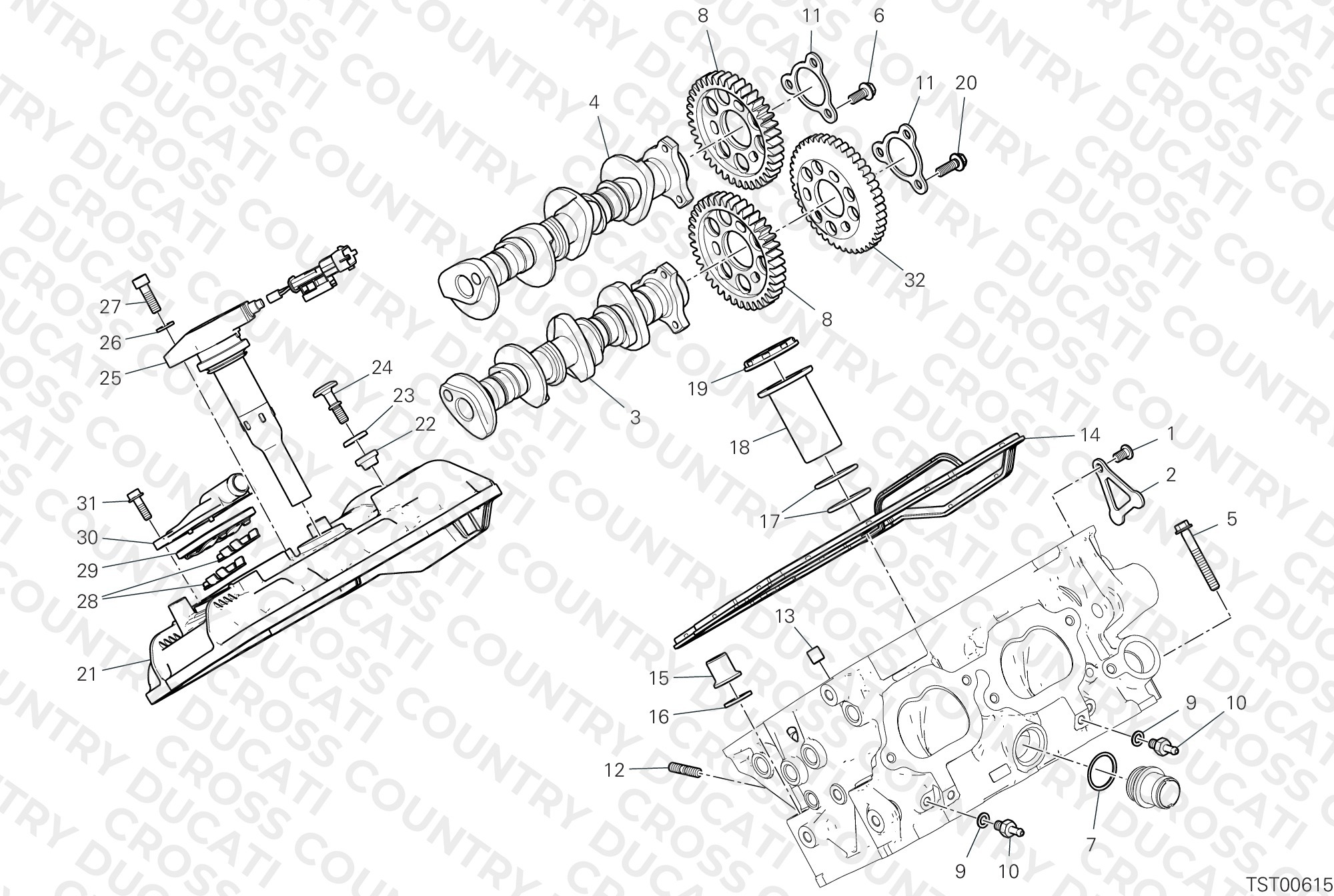 Rear Head - Timing System