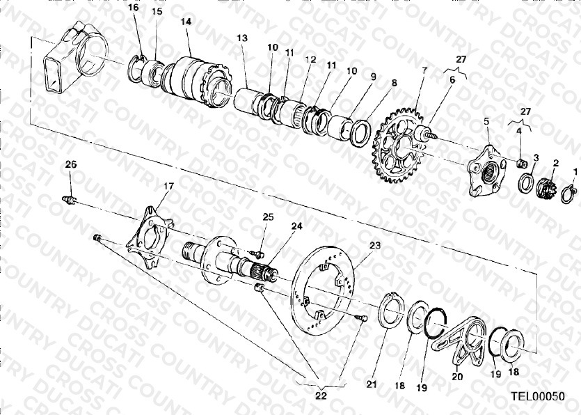 Hub, Rear Wheel