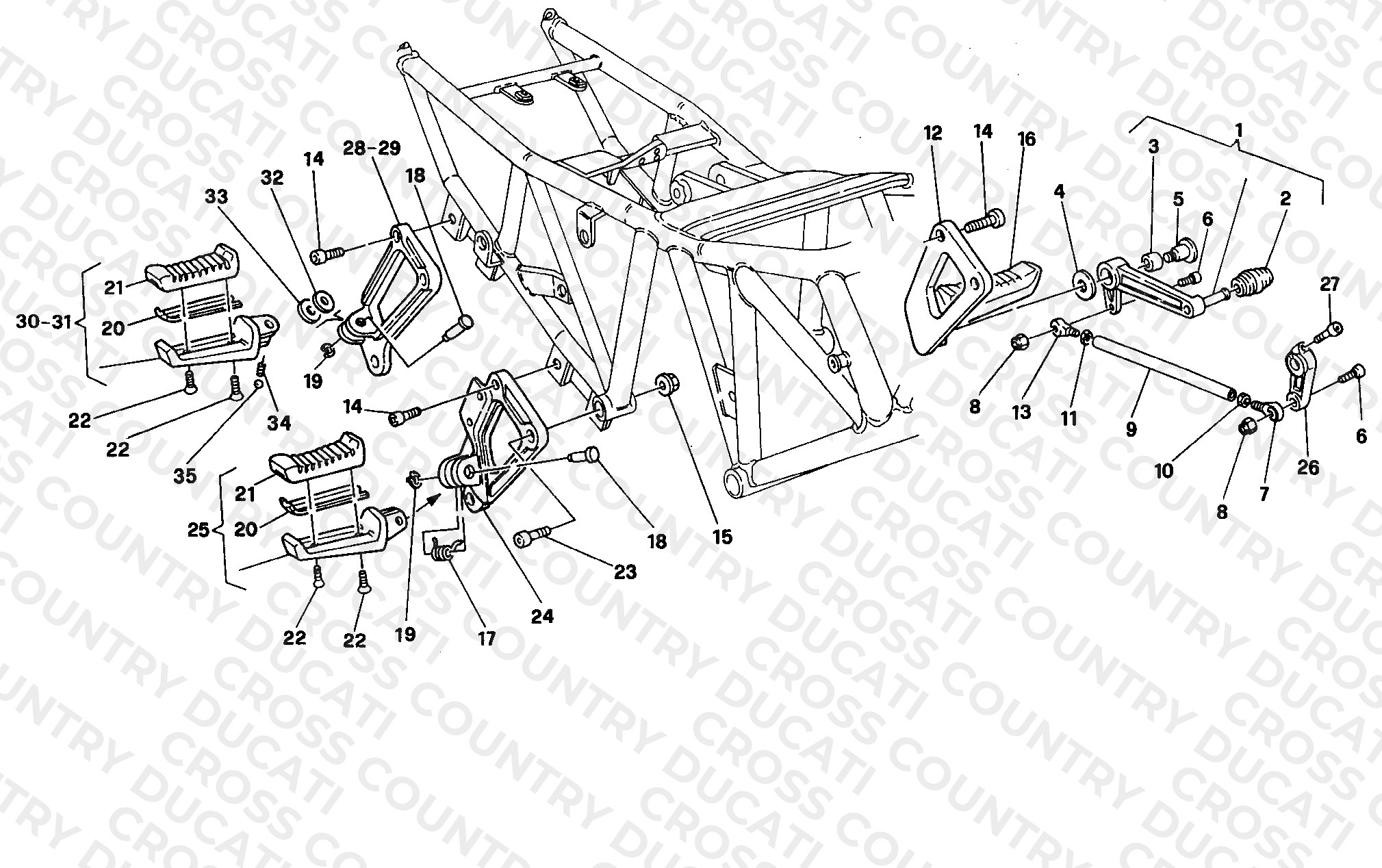 Footrest Dm 001365