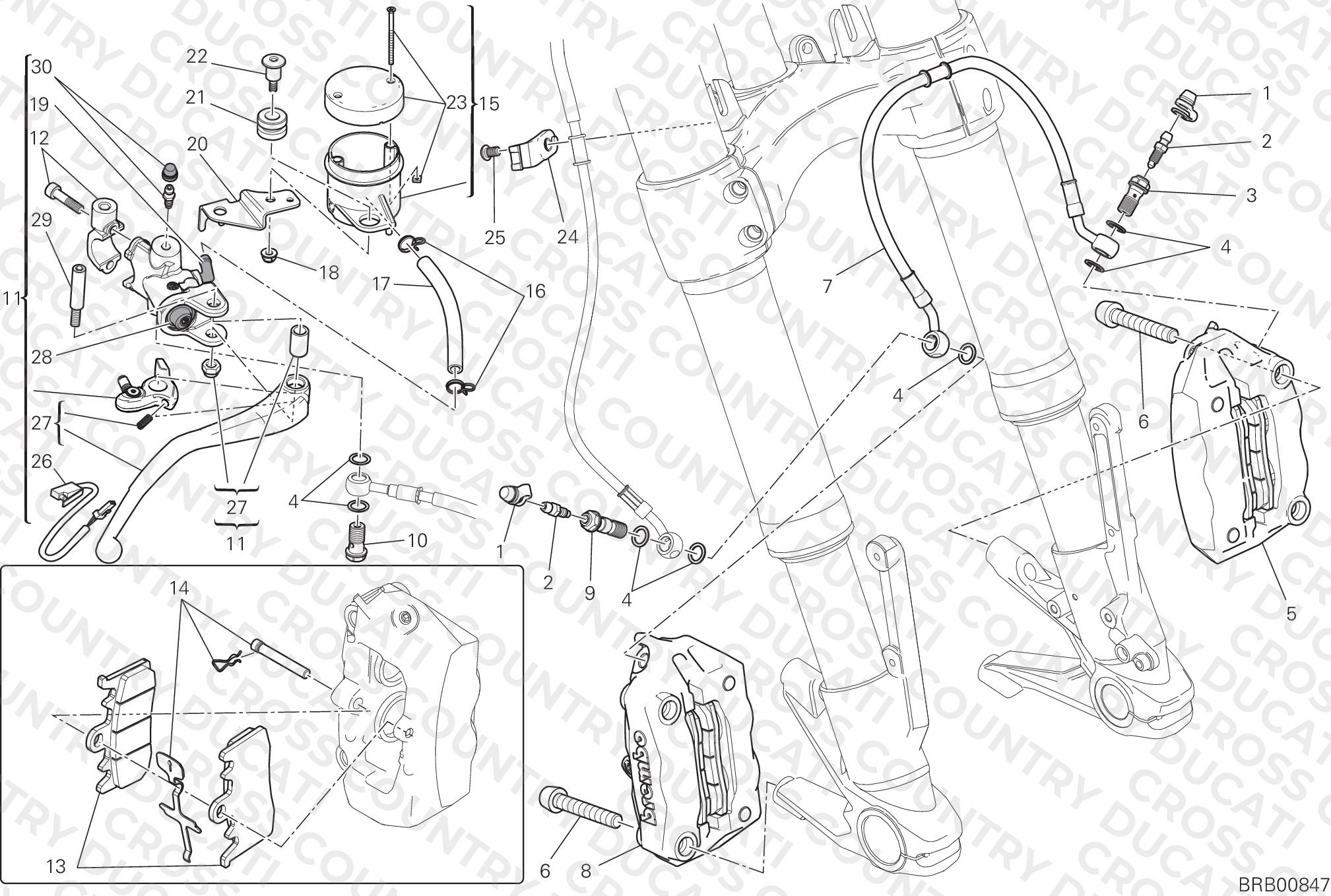 Front Brake System