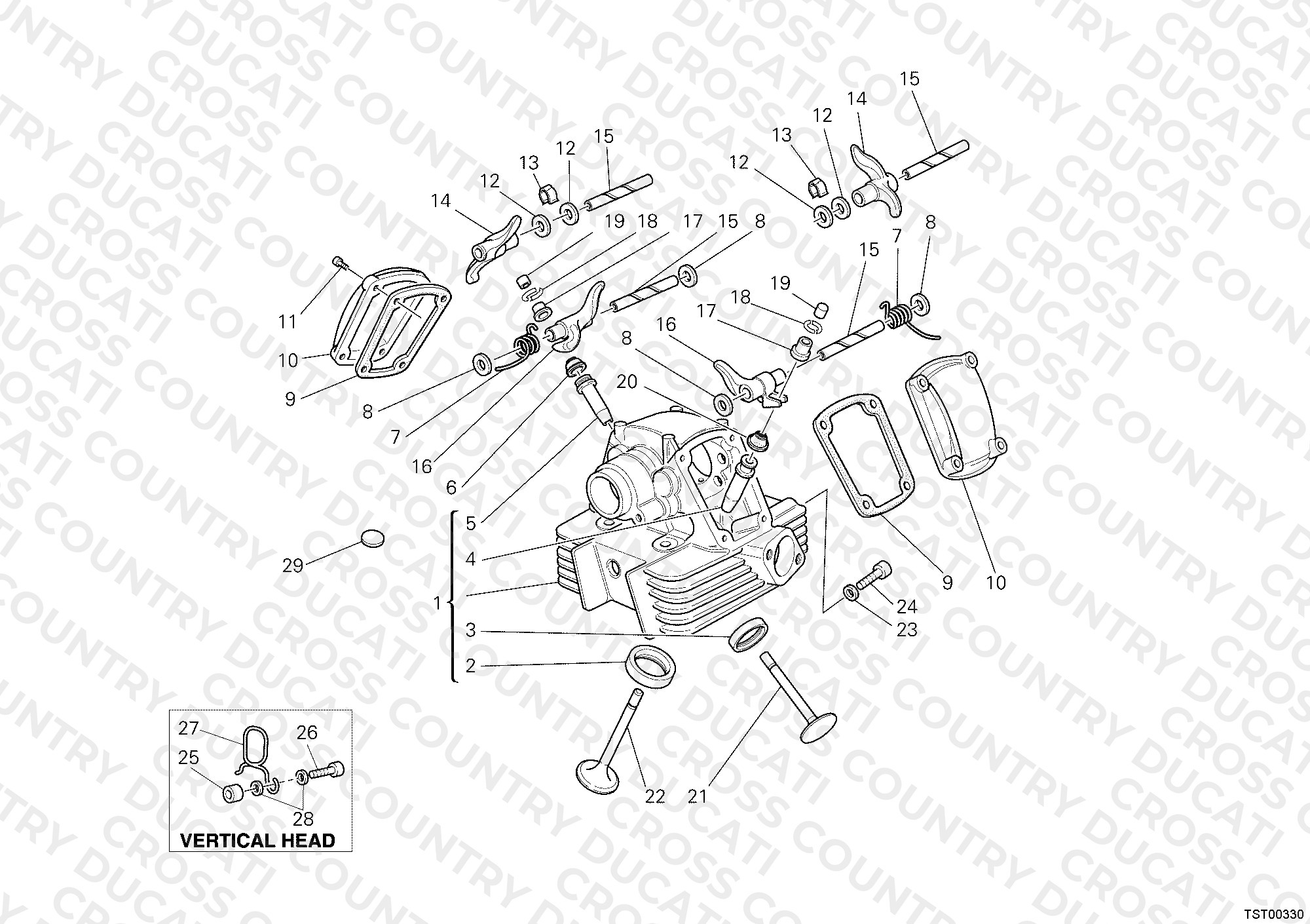 Vertical Cylinder Head