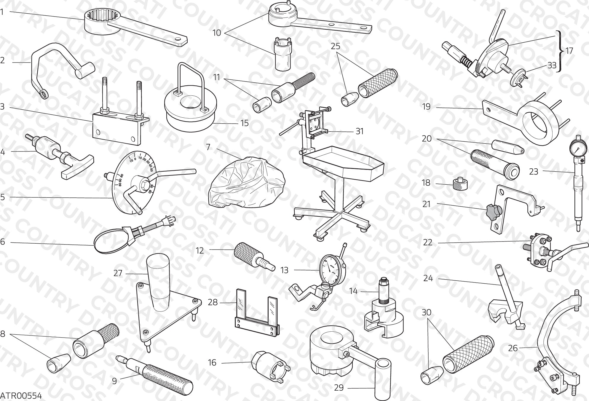Workshop Service Tools, Engine