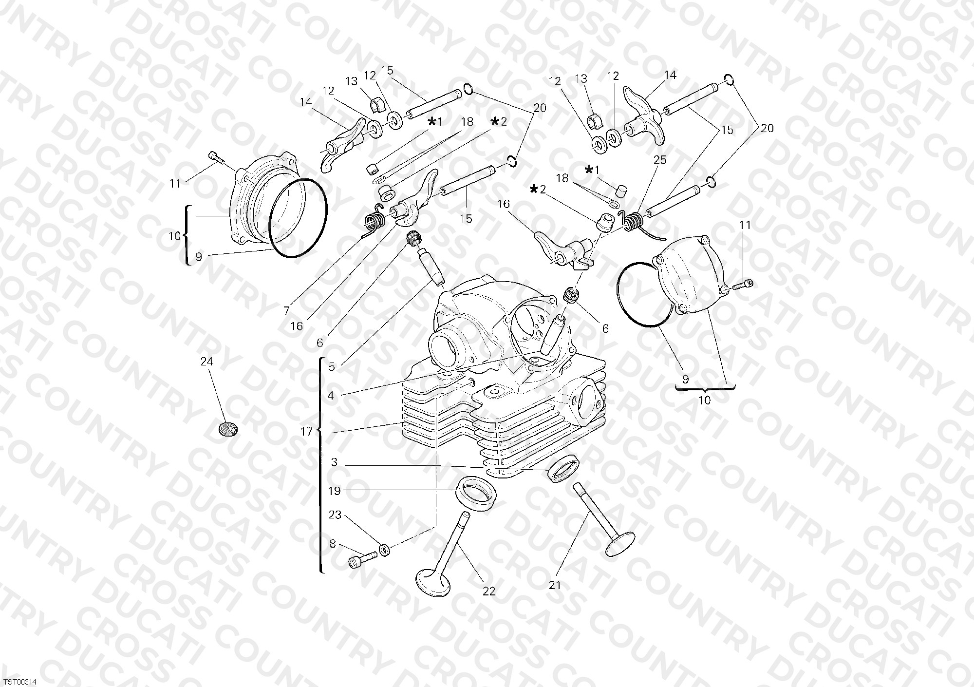 Vertical Cylinder Head