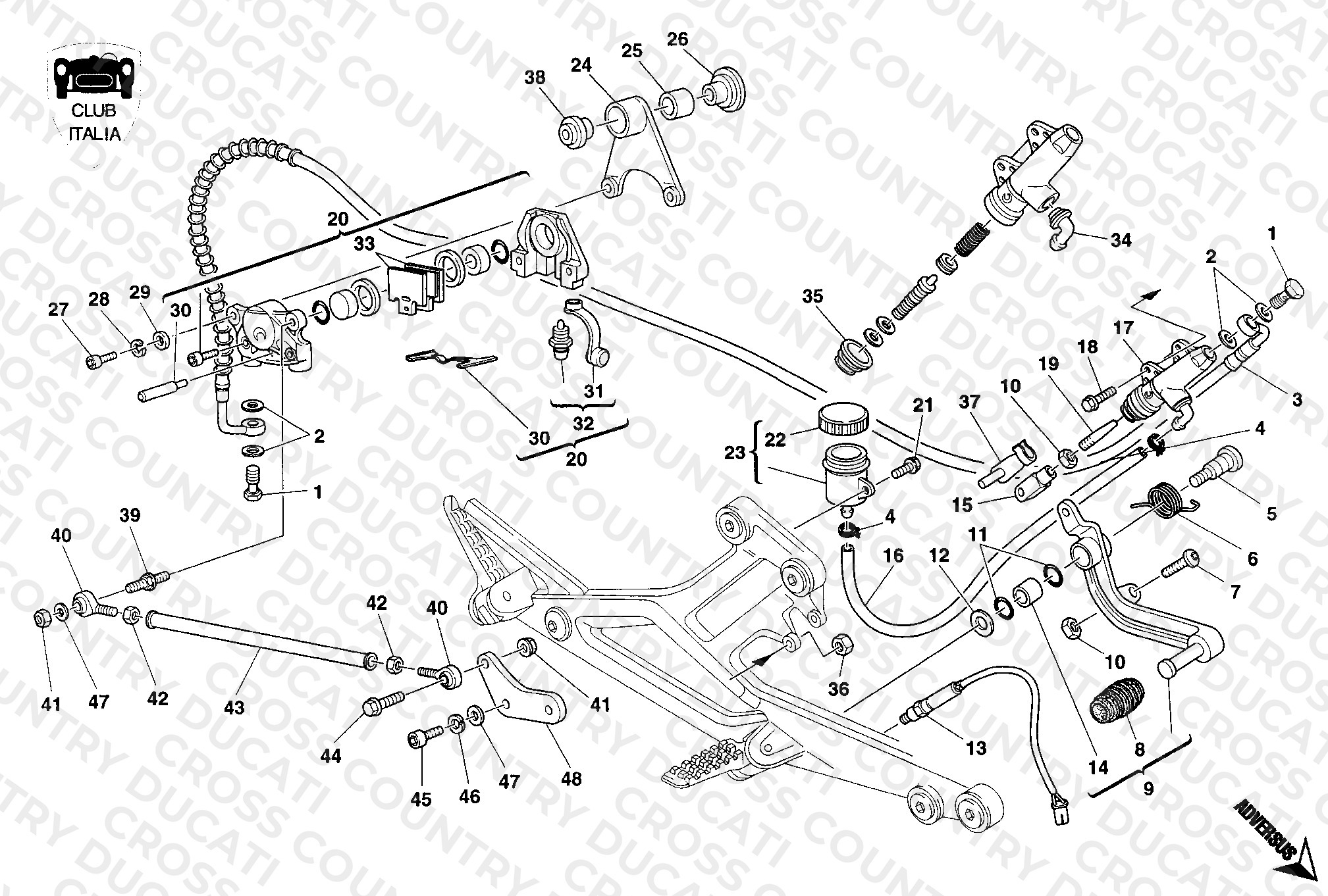 Rear Brake System Club Italia