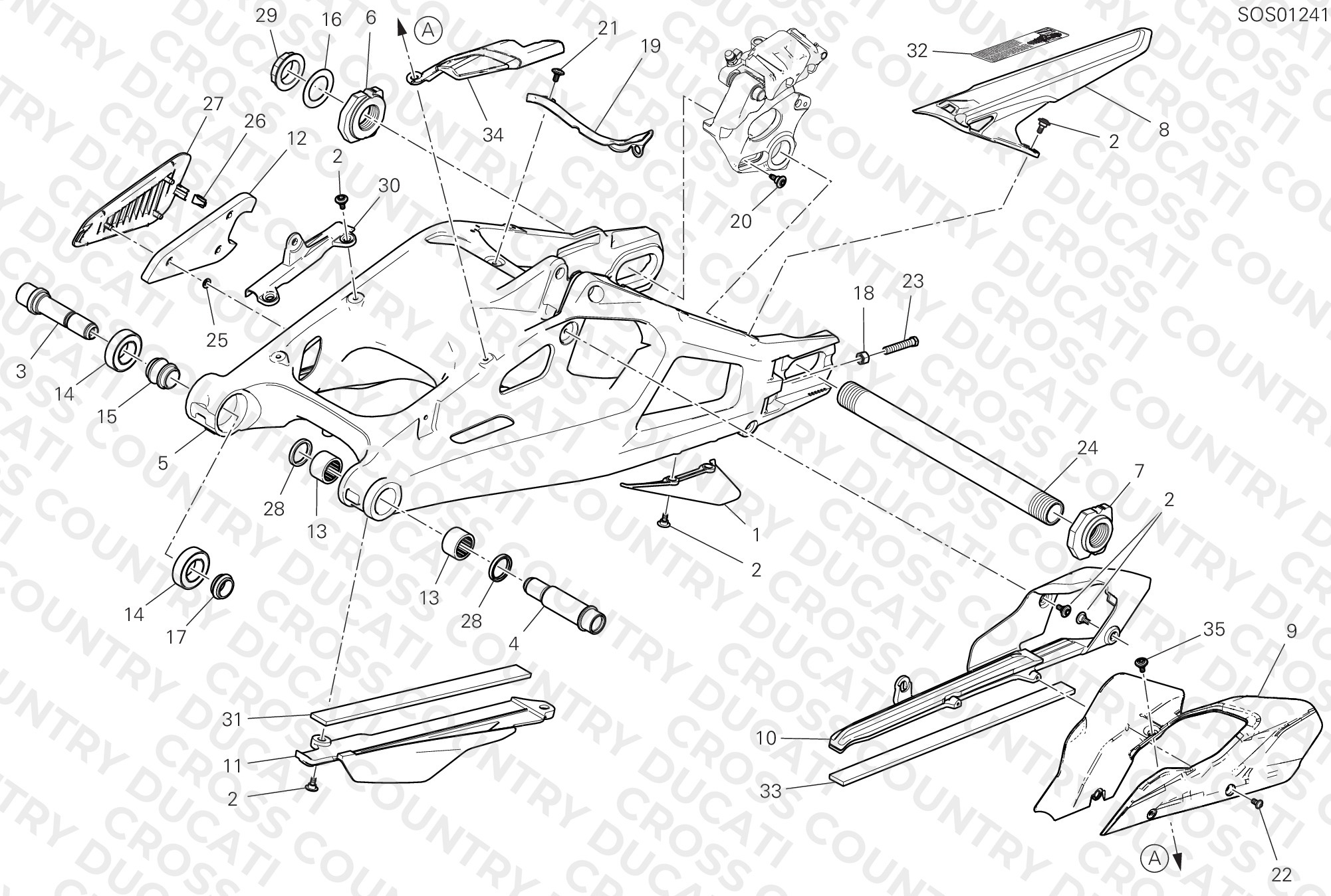 Rear Swinging Arm