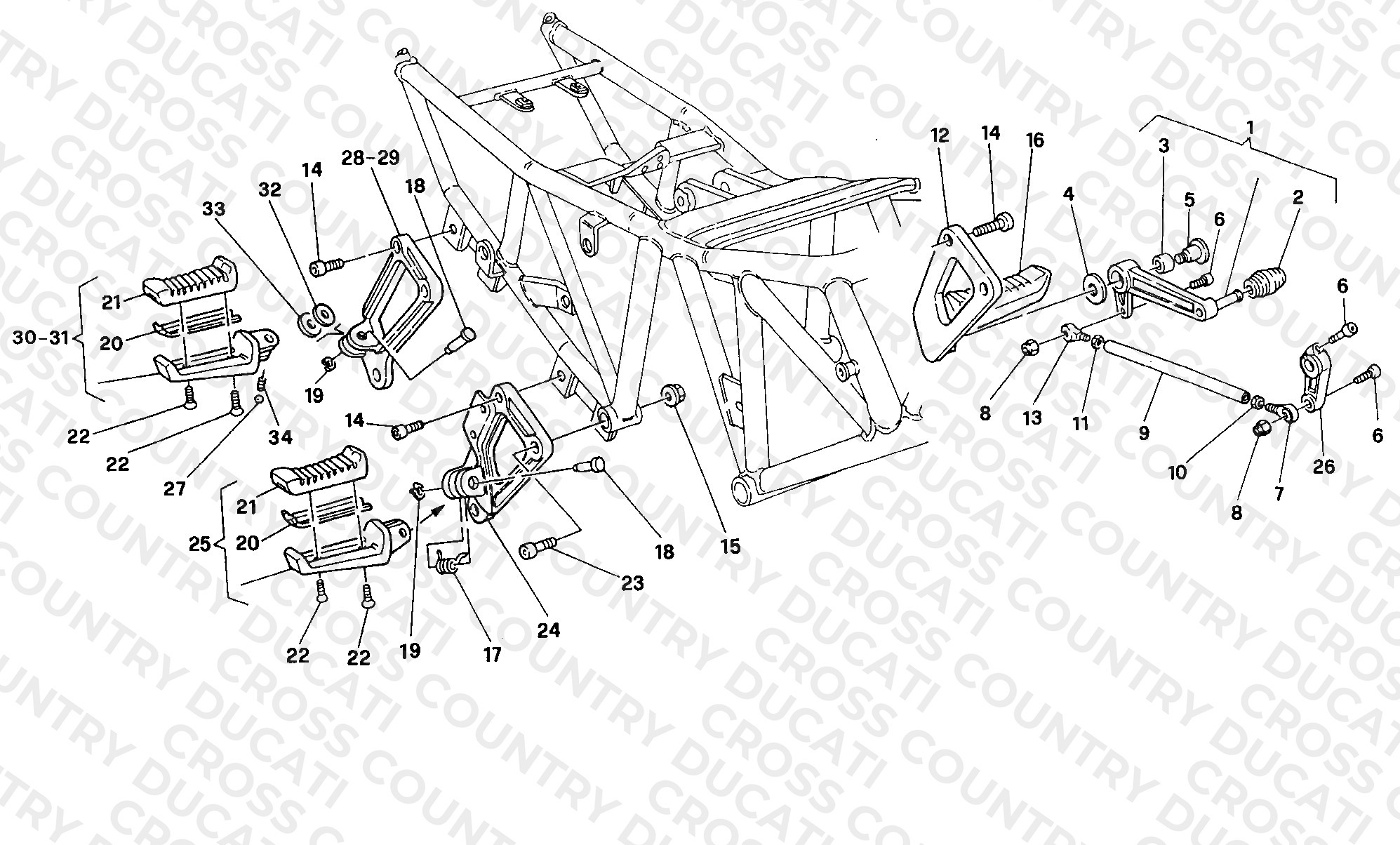 Footrest Dm 002306