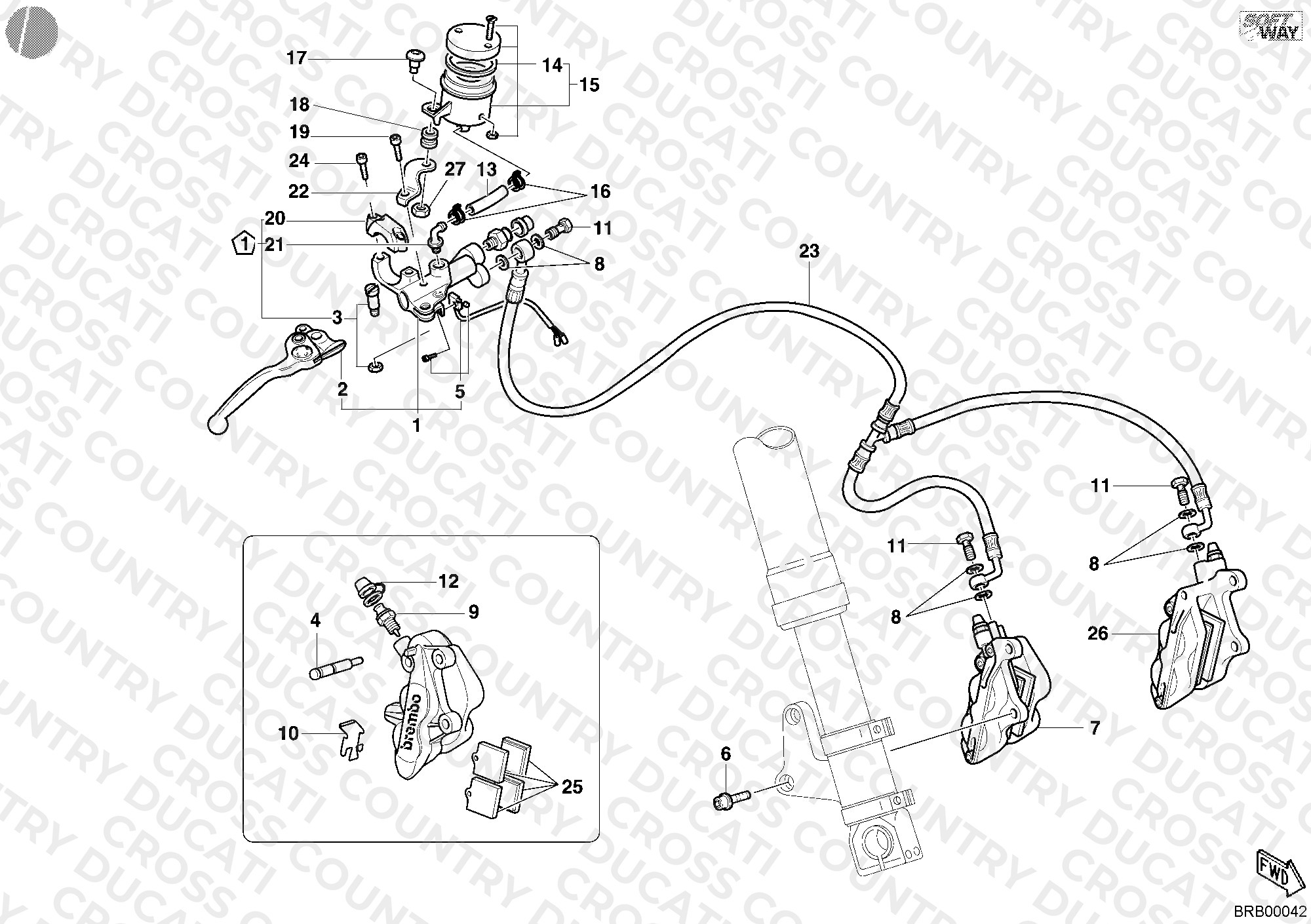 Front Brake System 998S