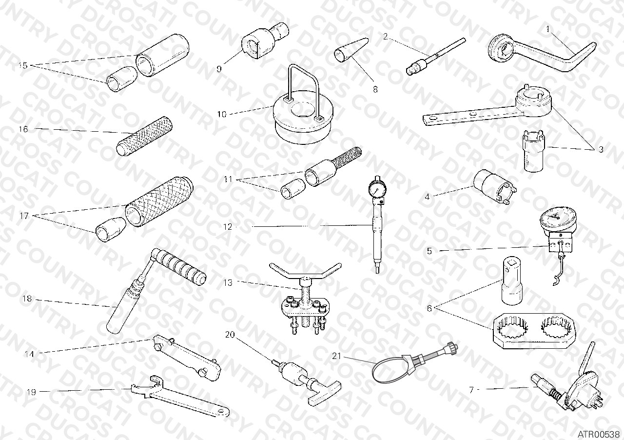 Workshop Service Tools, Engine Ii