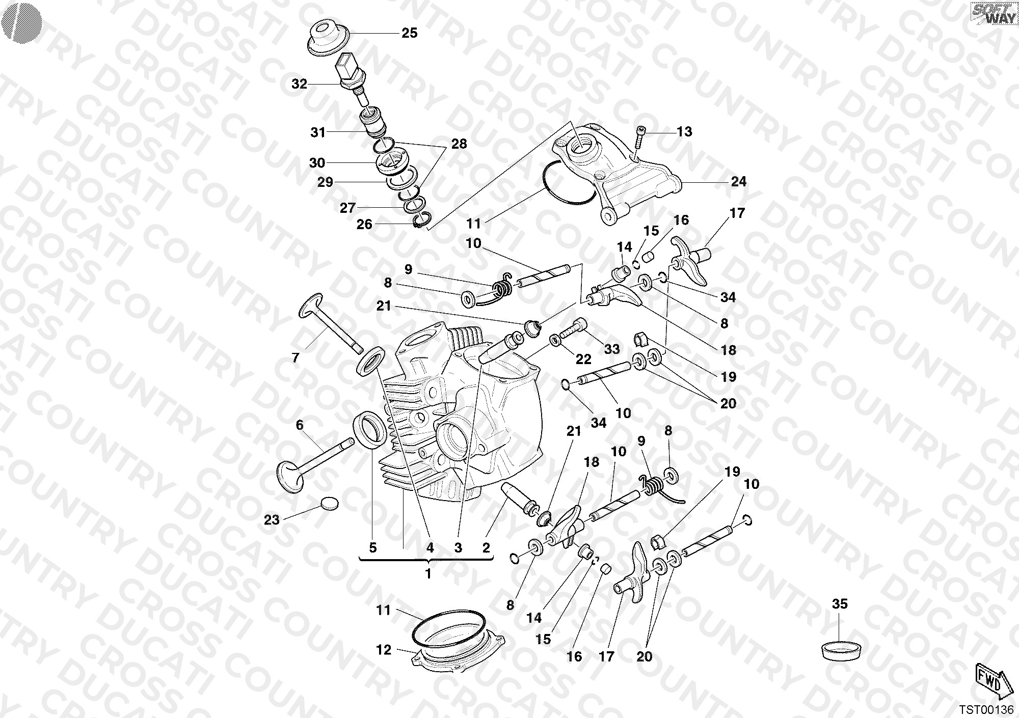 Horizontal Cylinder Head