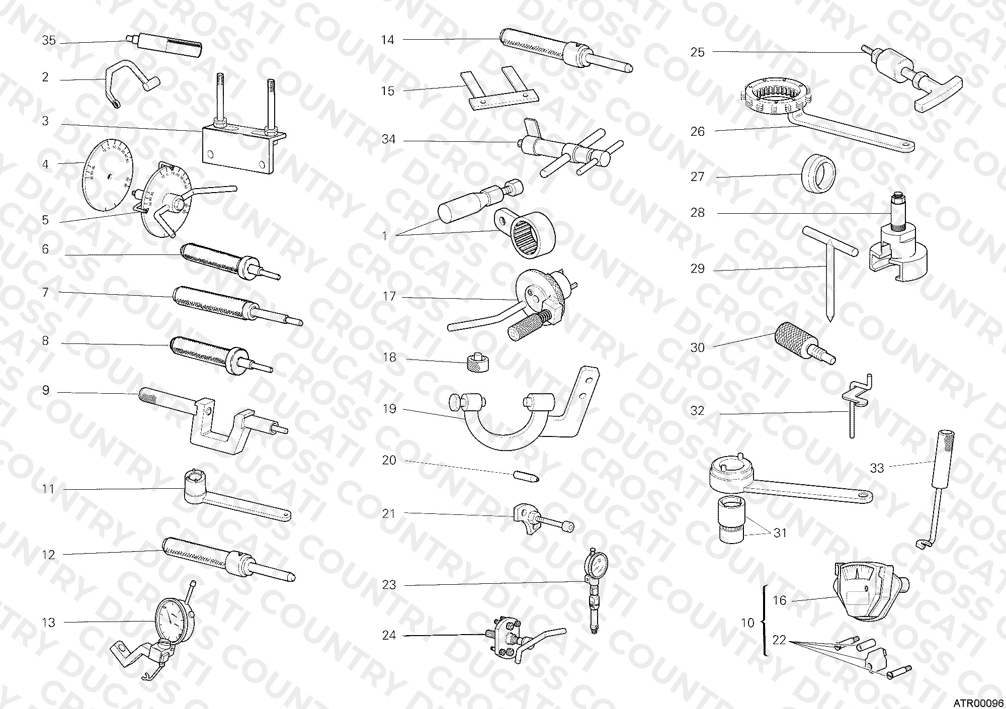 Workshop Service Tools, Engine