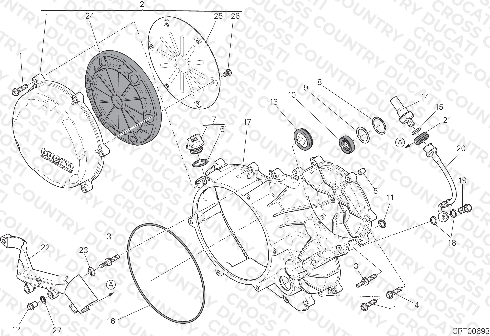Clutch - Side Crankcase Cover