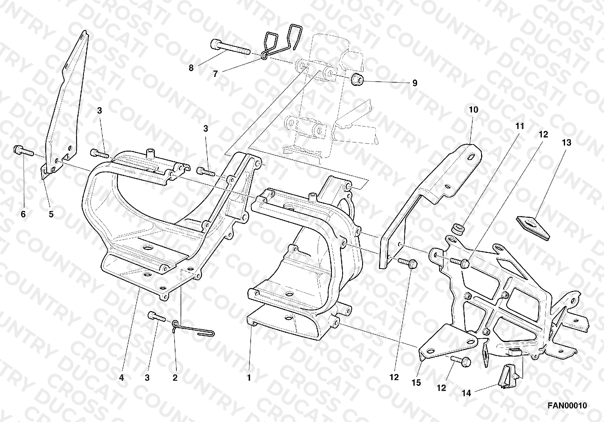 Bracket, Headlight