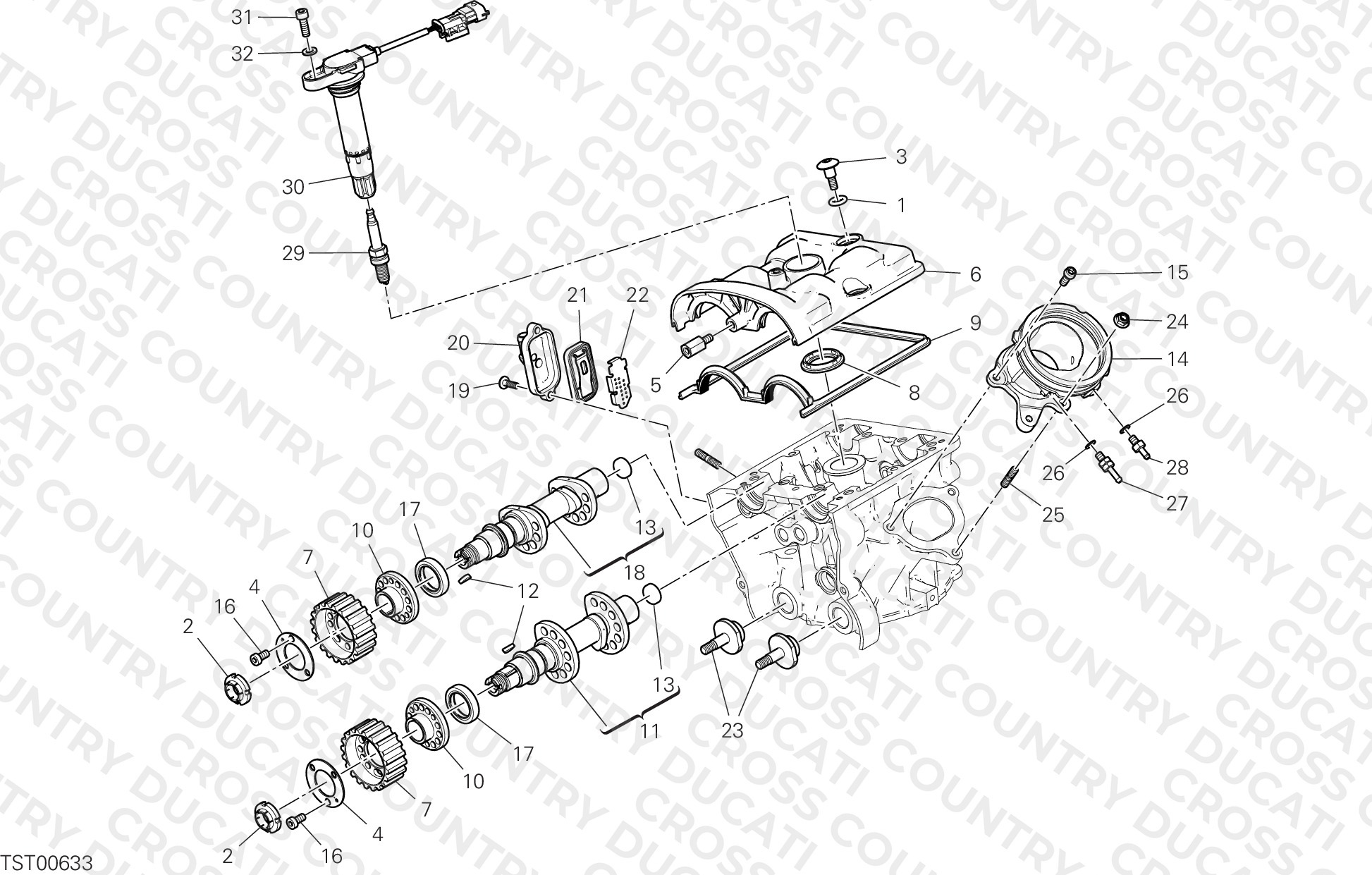 Vertical Cylinder Head - Timing