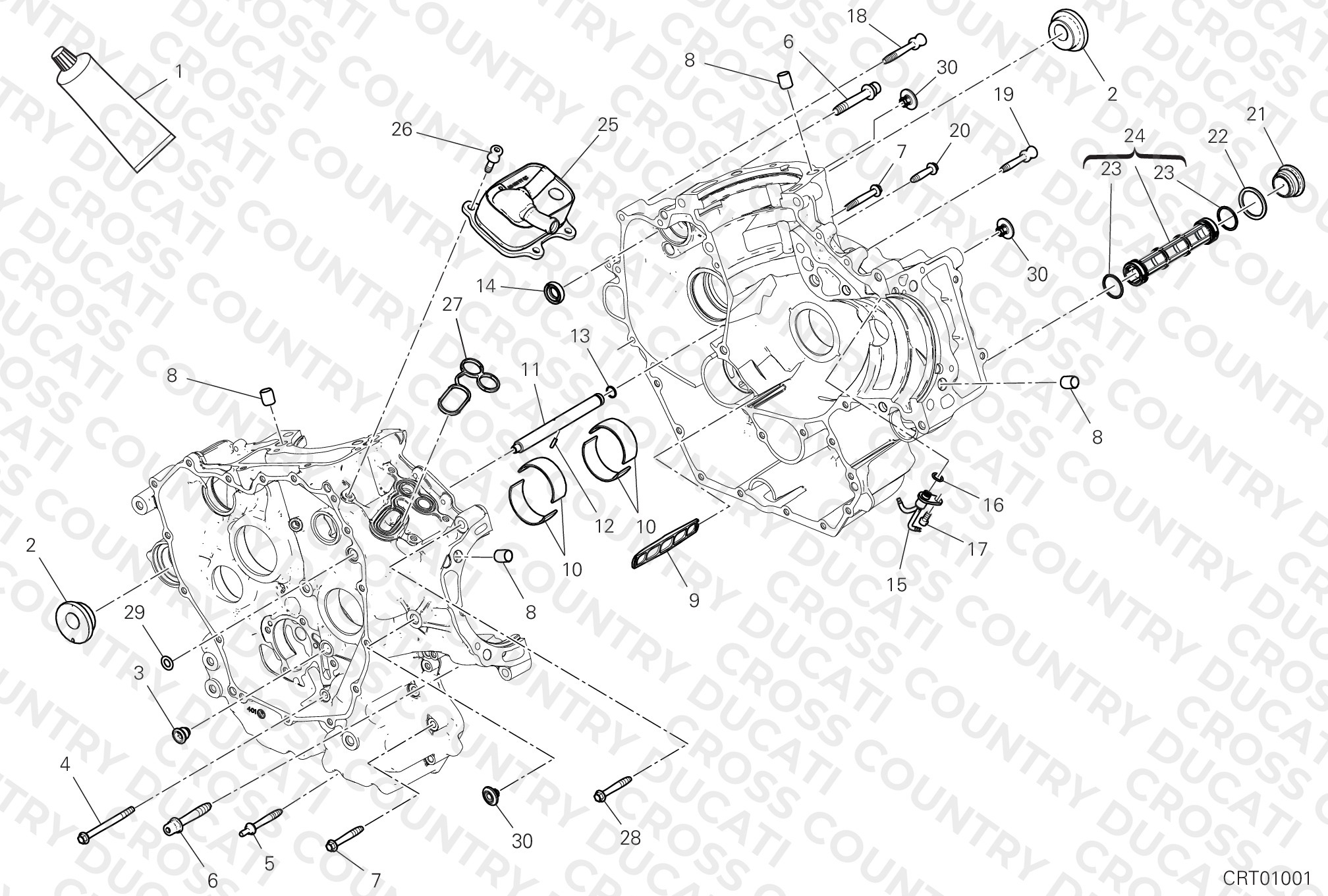 Half-Crankcases Pair