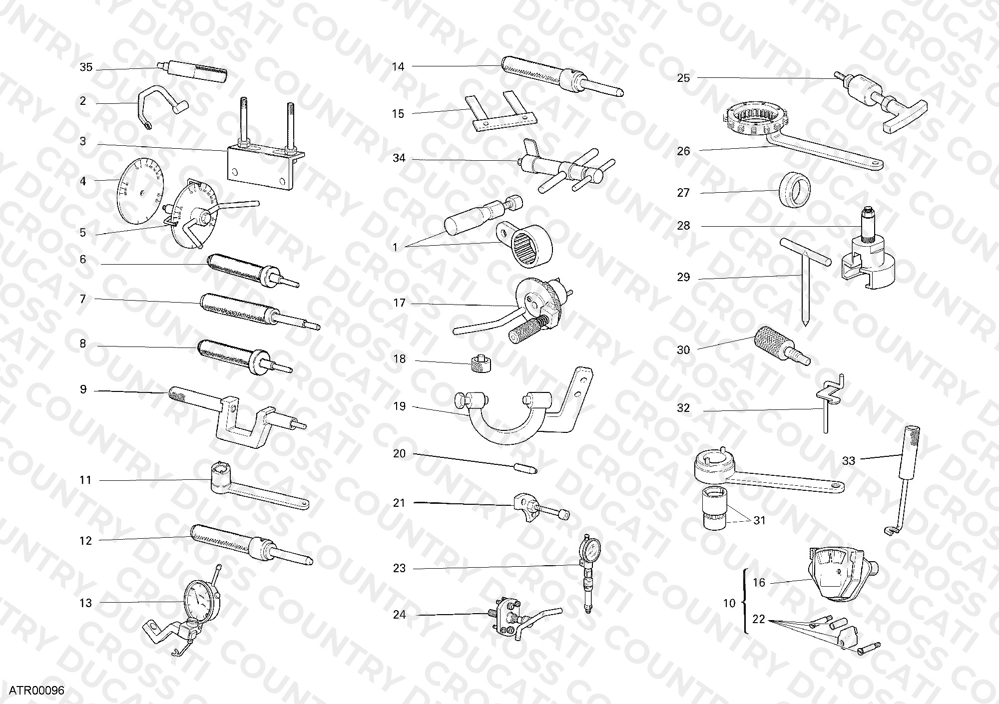Workshop Service Tools, Engine