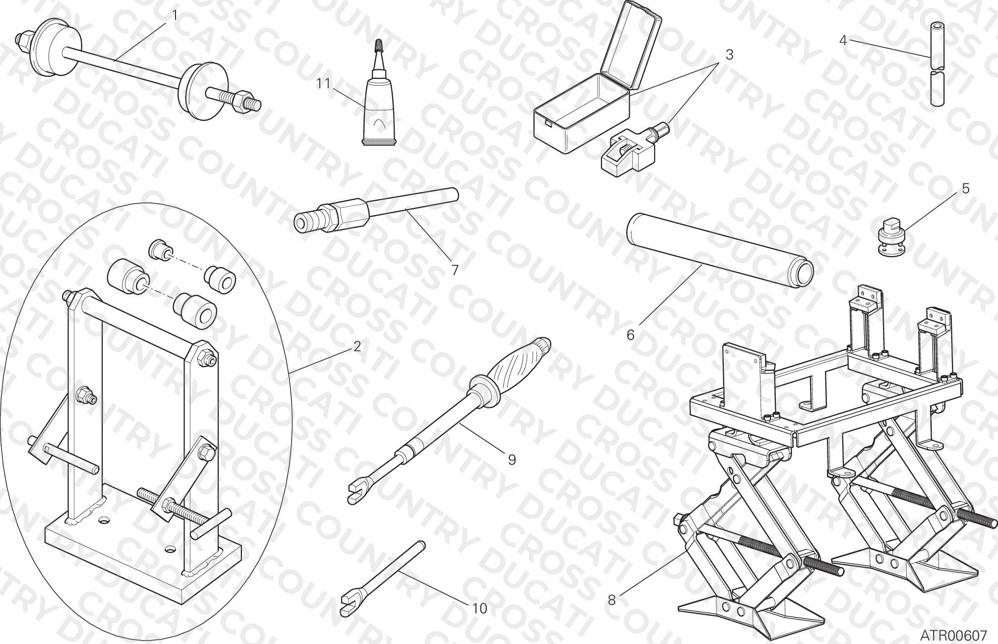 Workshop Service Tools, Frame