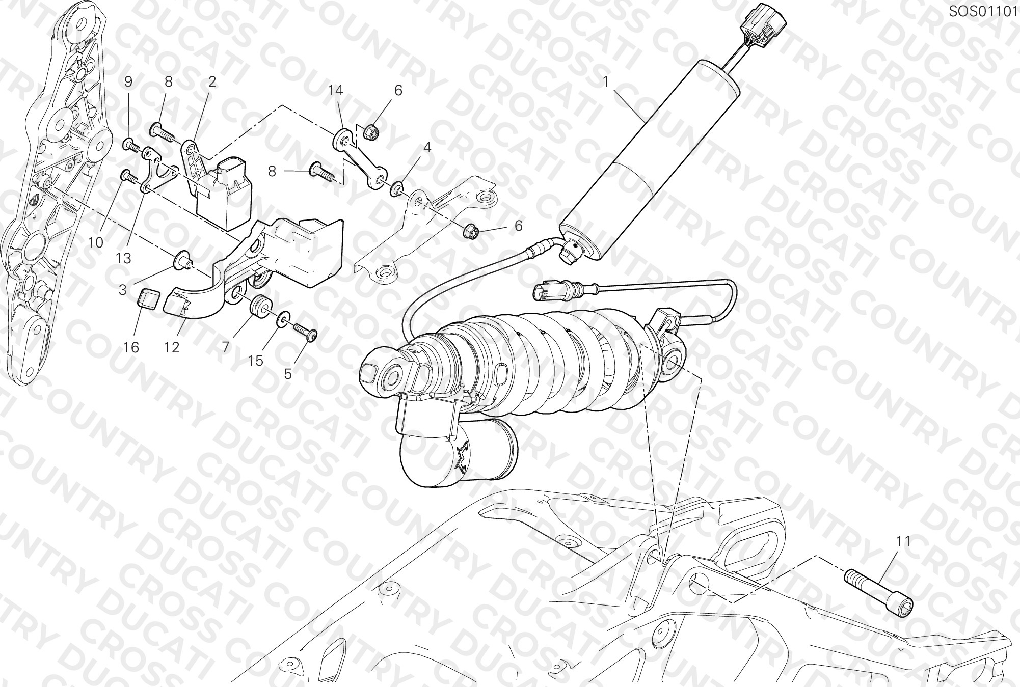 Rear Shock Absorber