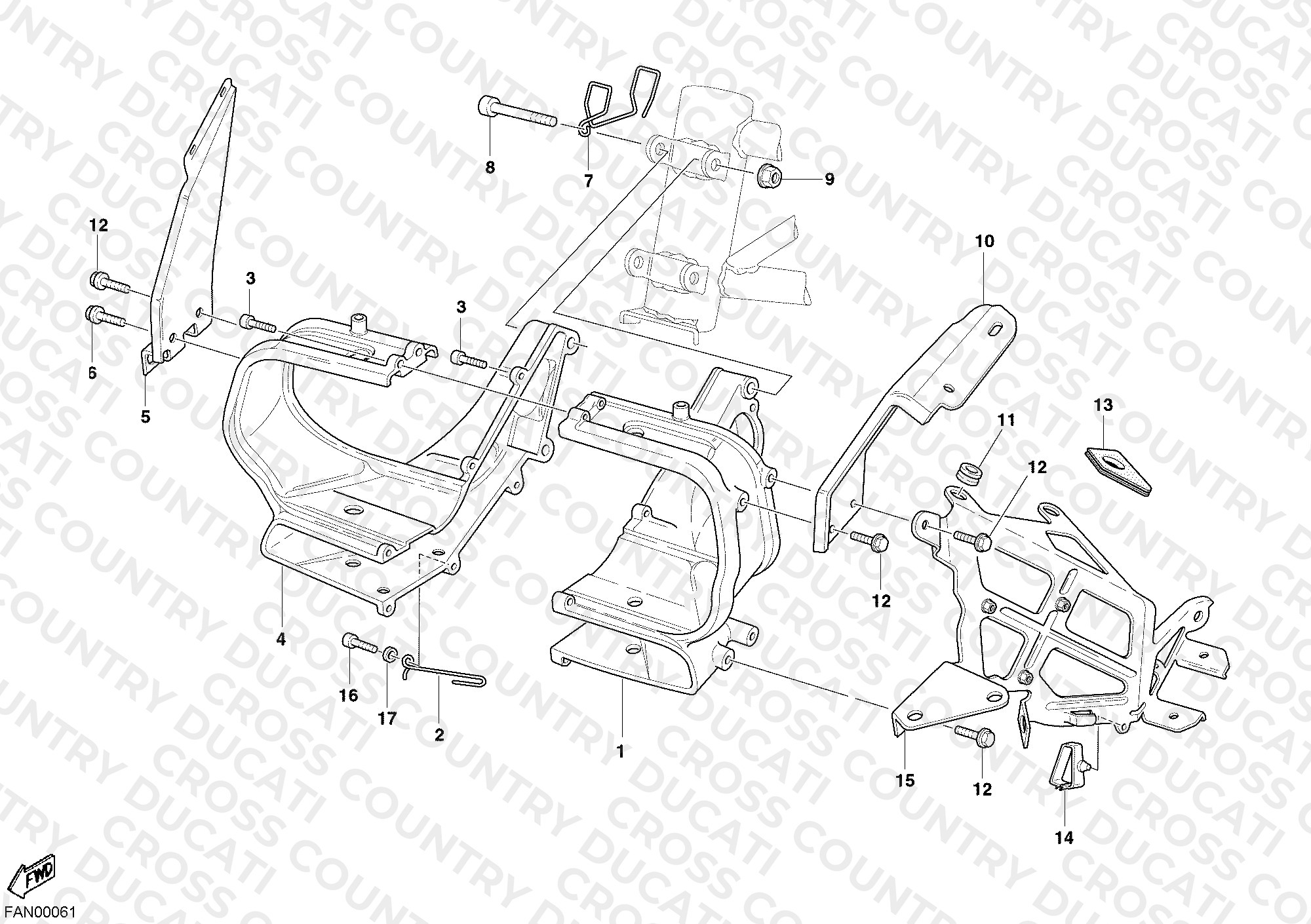 Bracket, Headlight