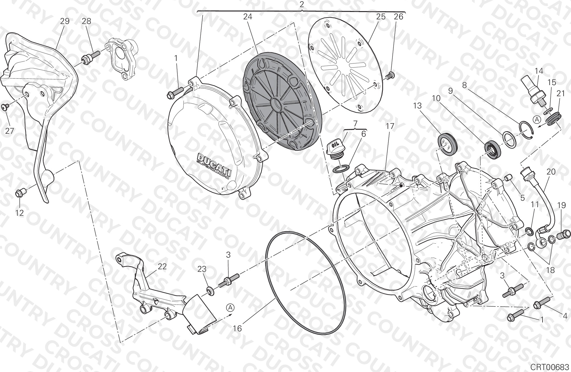 Clutch - Side Crankcase Cover