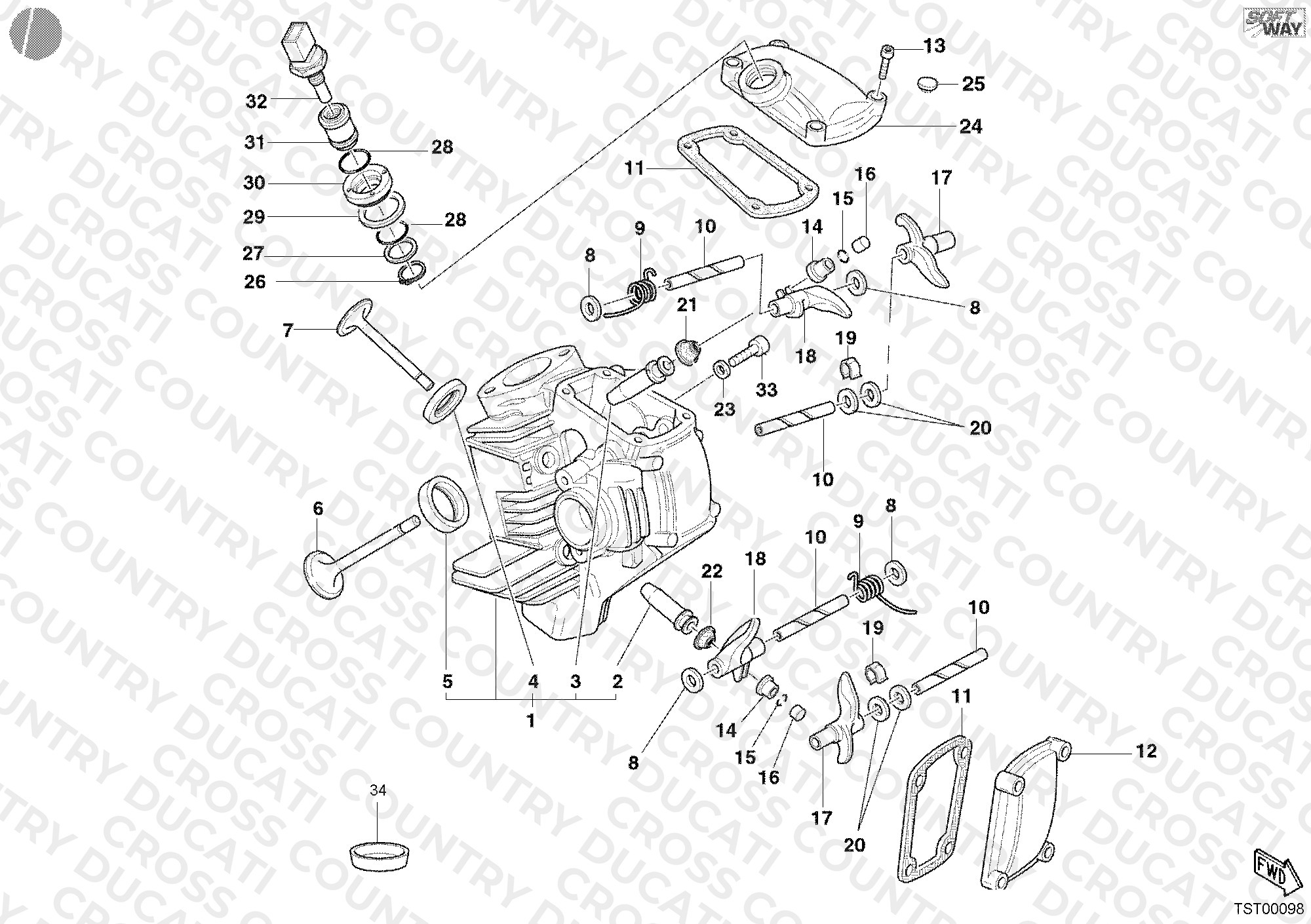 Horizontal Cylinder Head