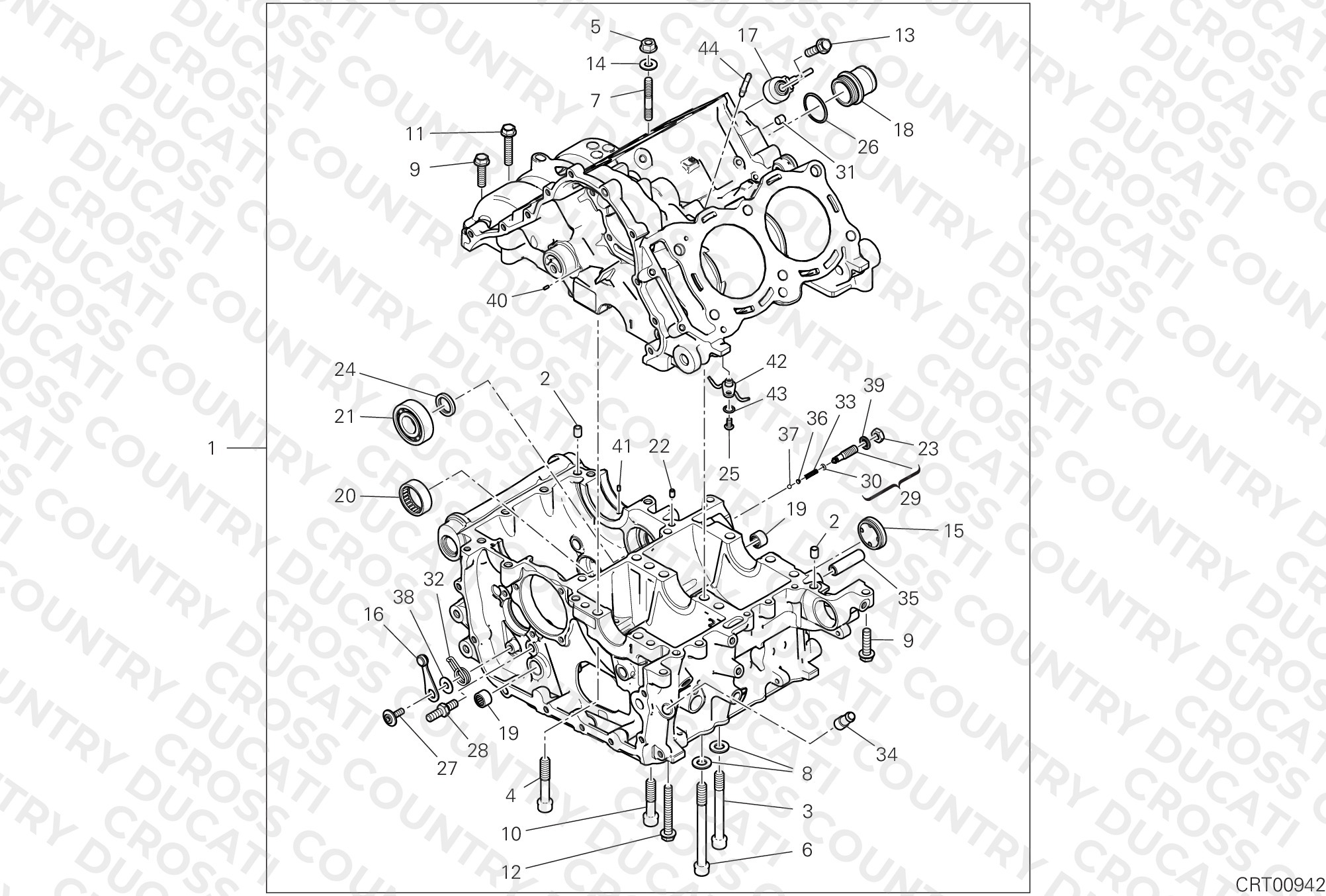 Half-Crankcases Pair