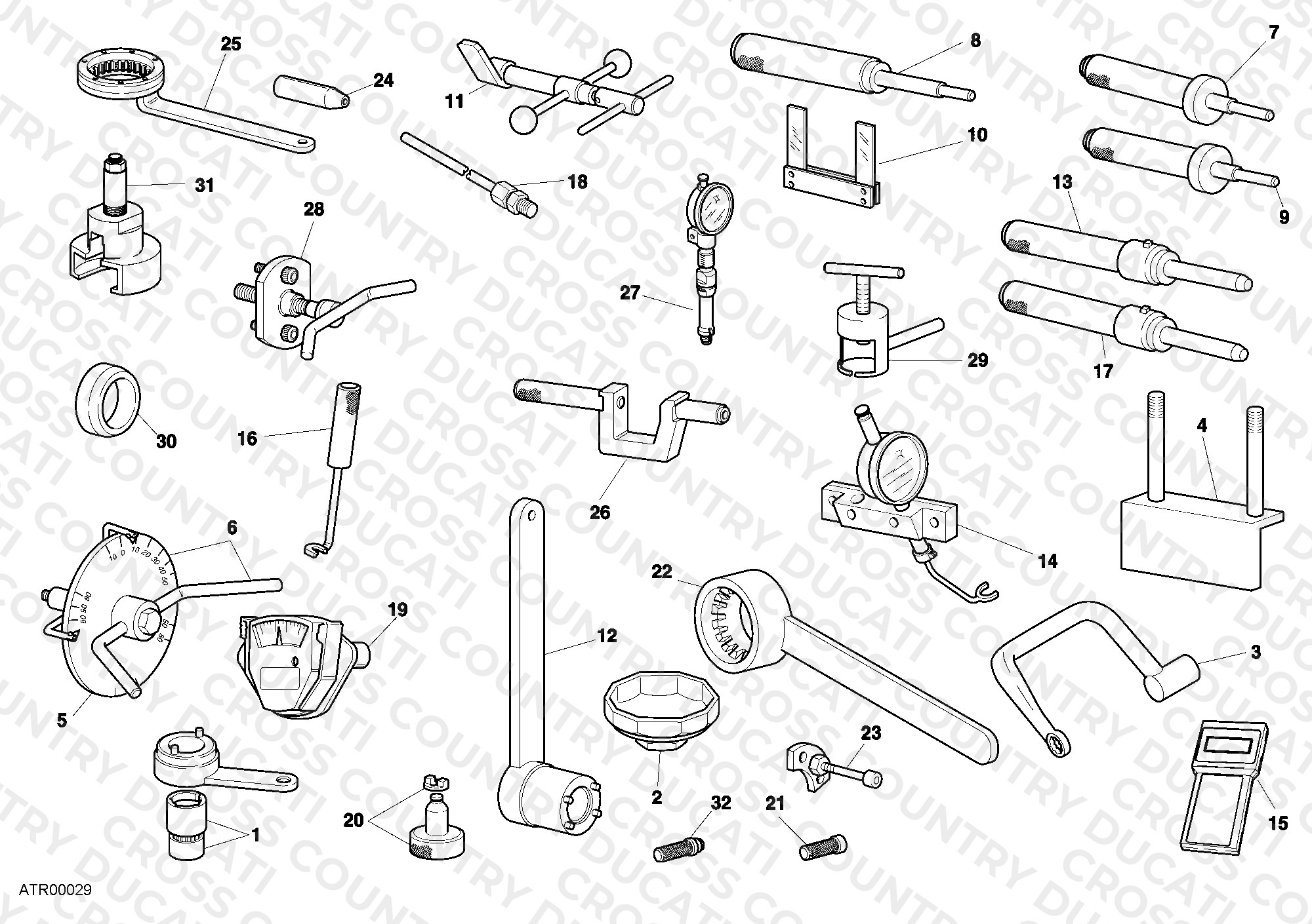 Workshop Service Tools, Engine