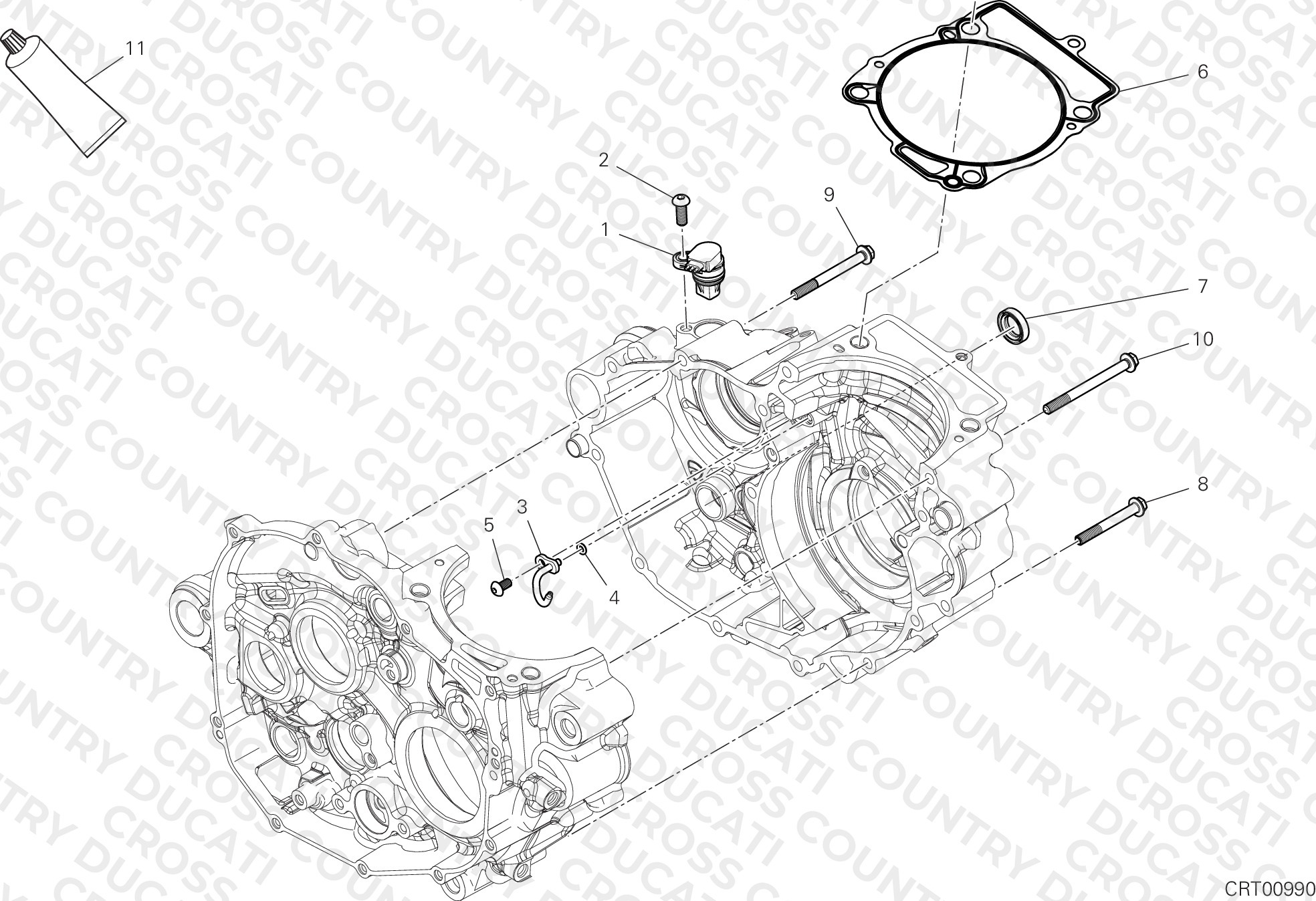Half-Crankcases Pair