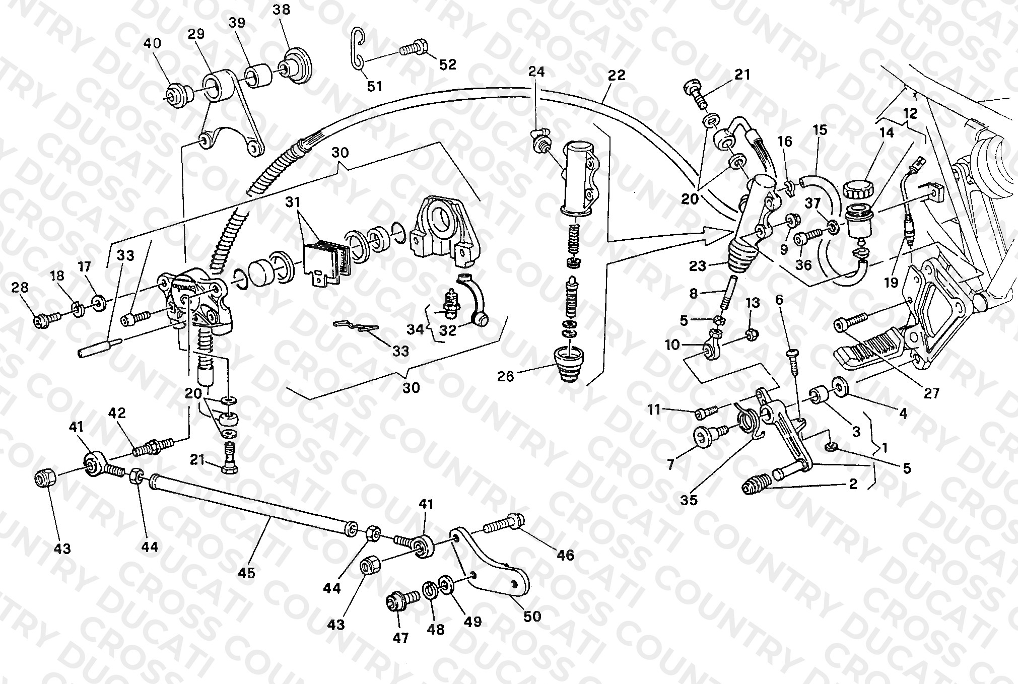 Rear Brake System Dm 024037