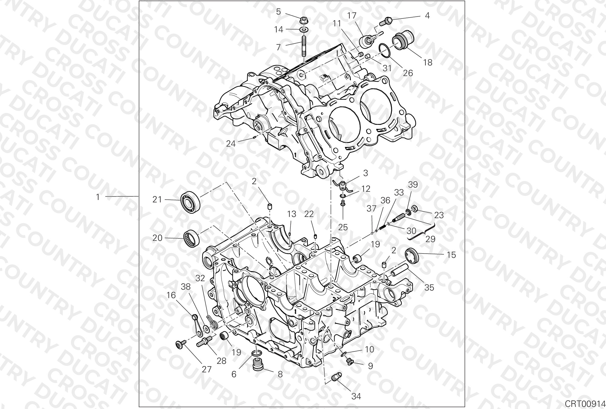 Half-Crankcases Pair