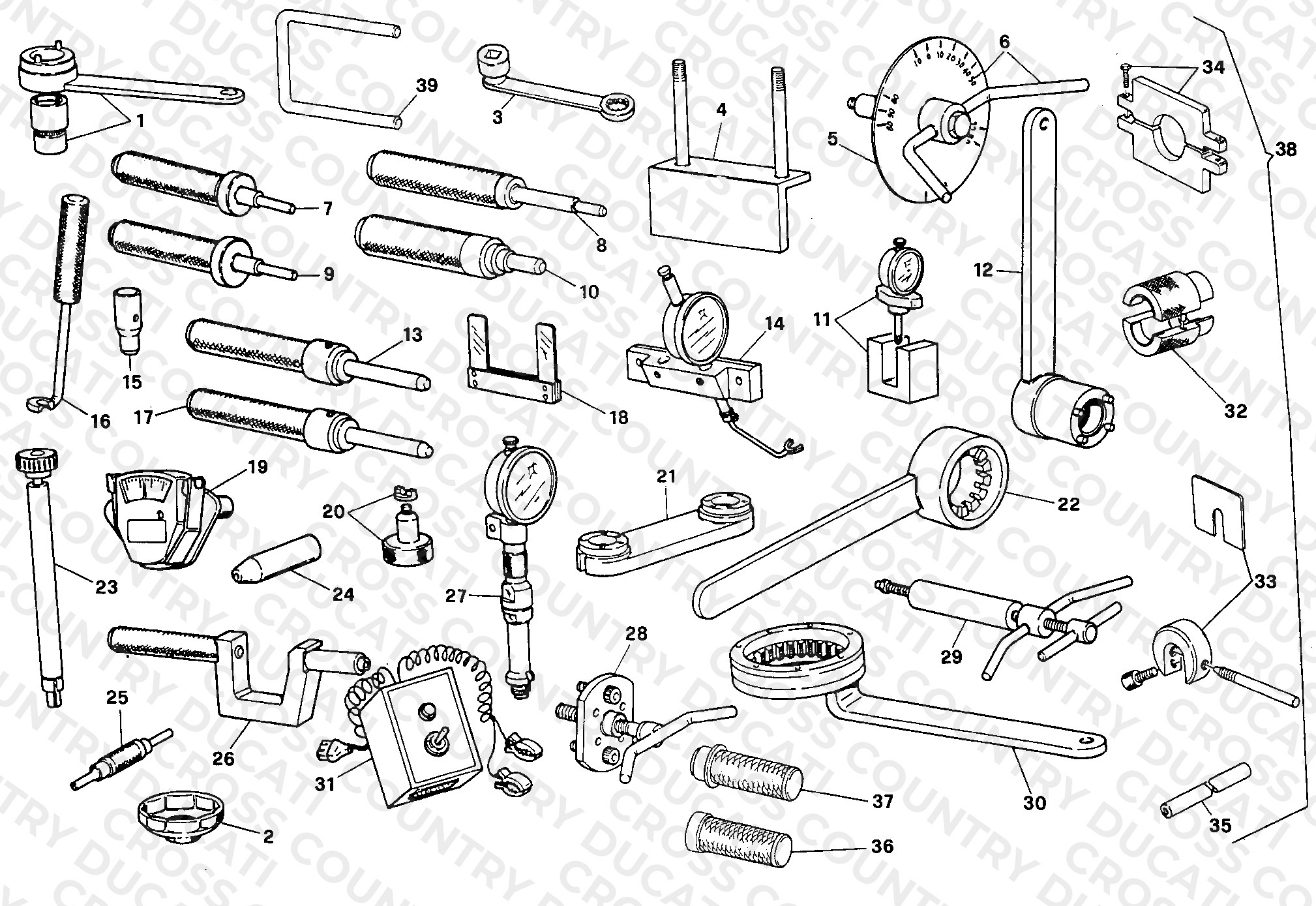 Workshop Service Tools, Engine