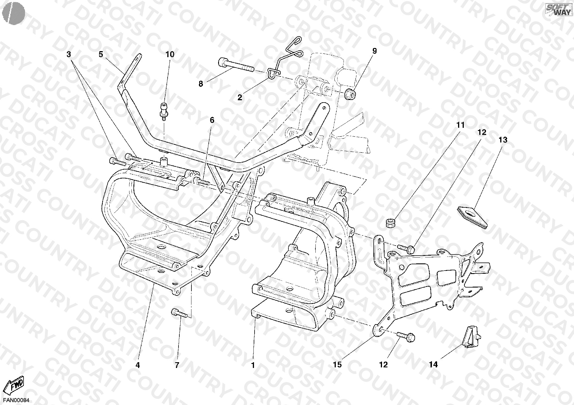 Bracket, Headlight
