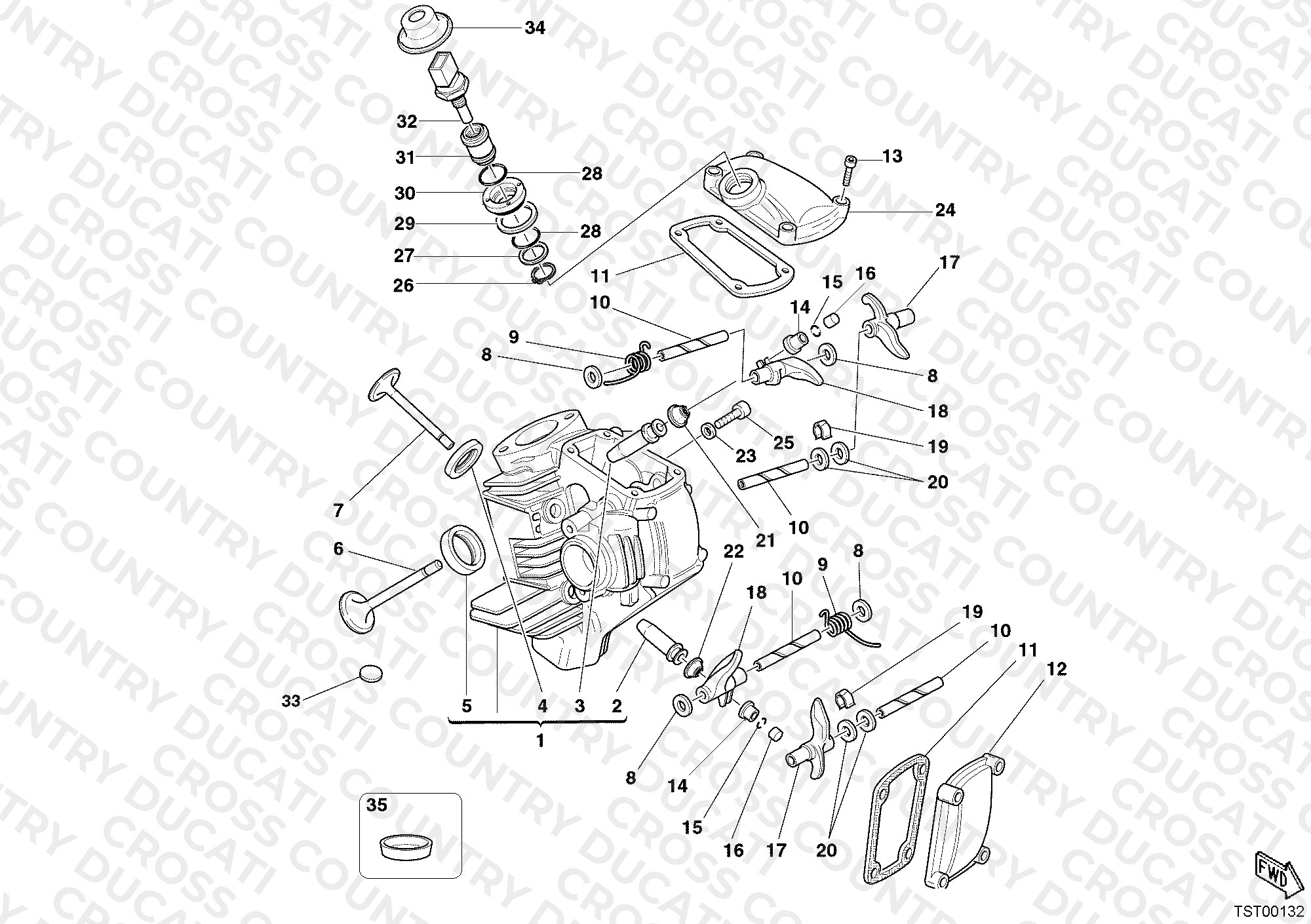 Horizontal Cylinder Head
