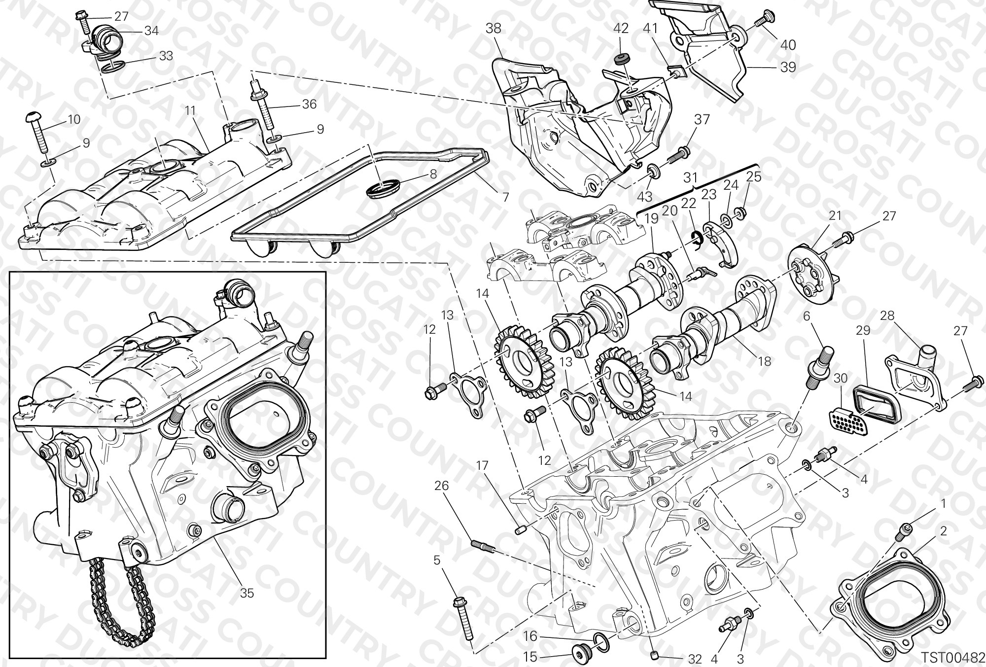 Vertical Cylinder Head - Timing