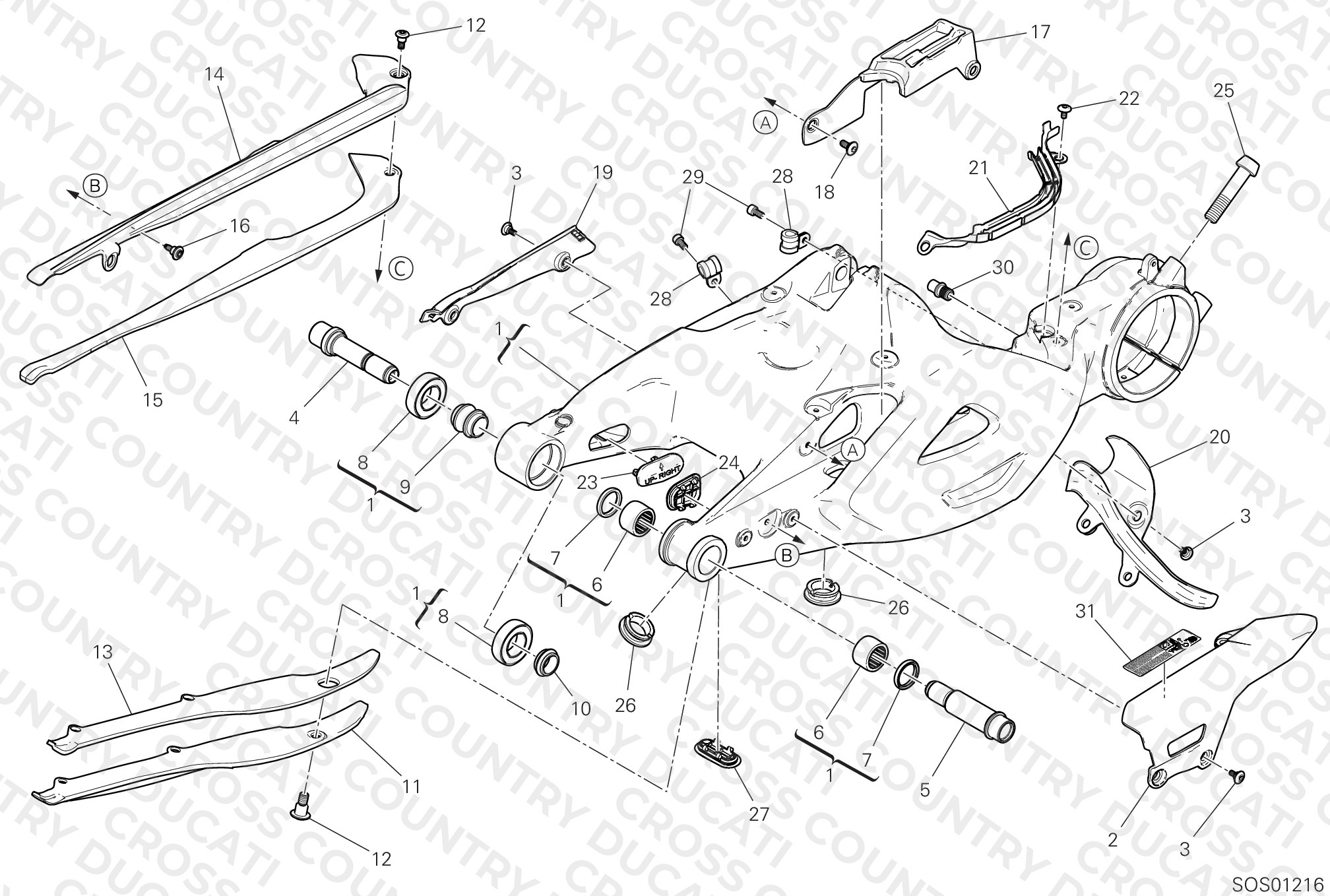 Rear Swinging Arm