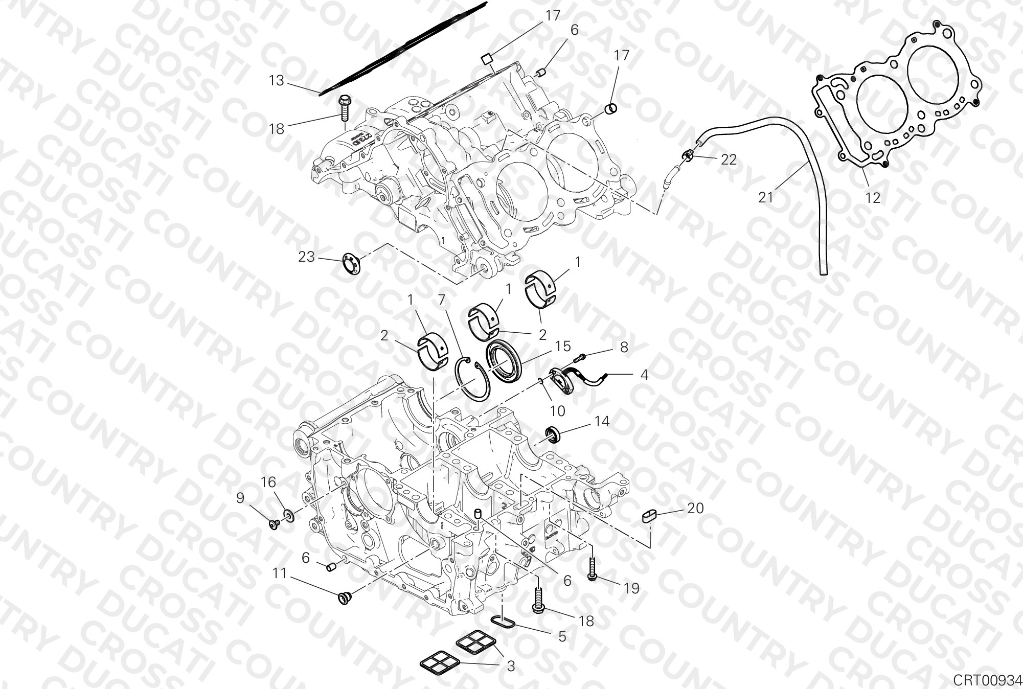 Half-Crankcases Pair